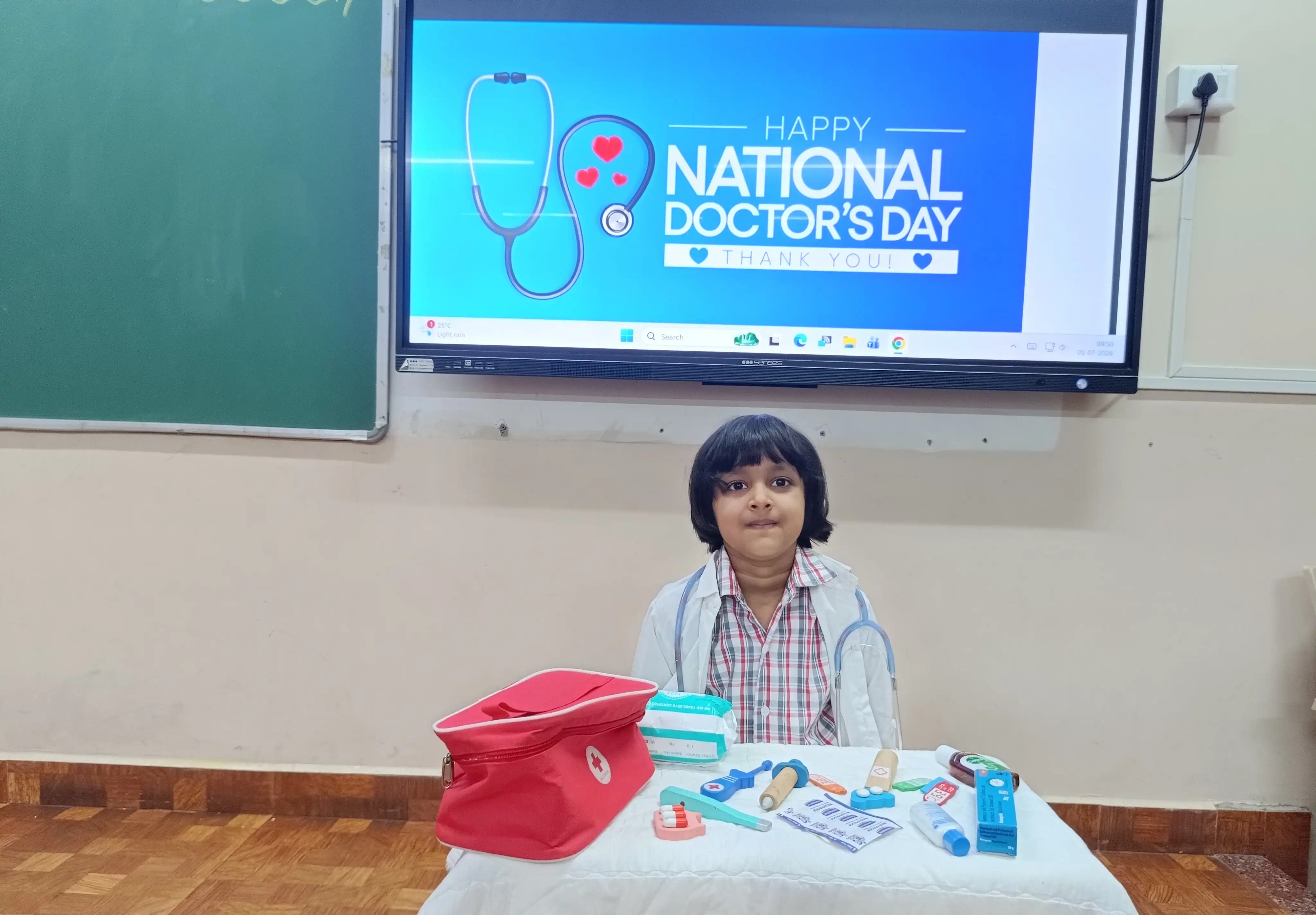 Doctor's Day Activity at Vidyodaya Public School