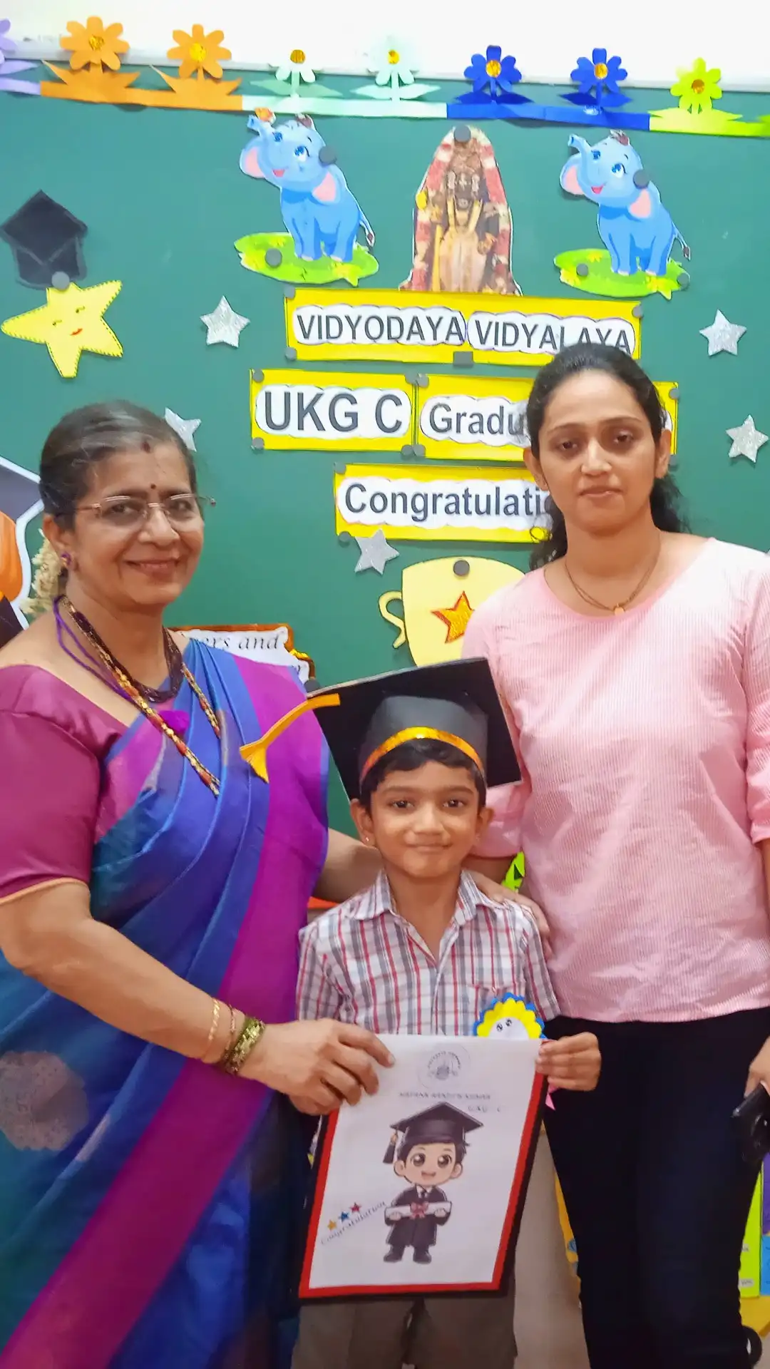 UKG Graduation Day 2026 and Merit Certificate Distribution at Vidyodaya Public School