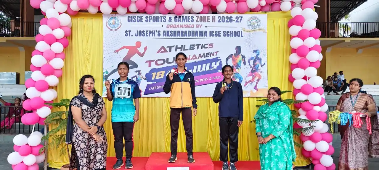 CISCE Zonal Sports Meet 2026 medal winners from Vidyodaya Public School