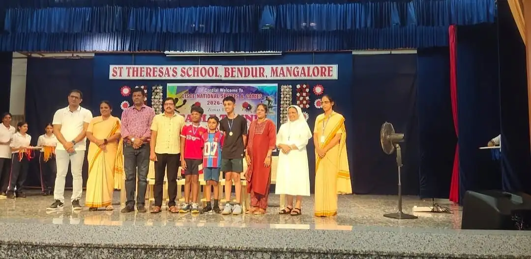 Vidyodaya Public School table tennis team at CISCE Zonal Tournament 2026