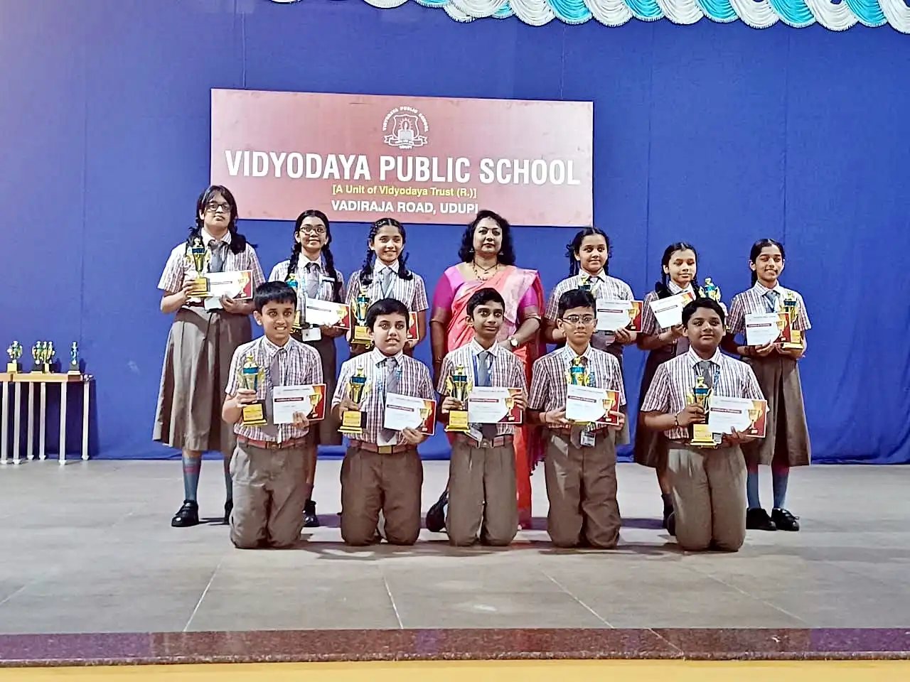Prize Distribution Ceremony 2025 Vidyodaya Public School Udupi