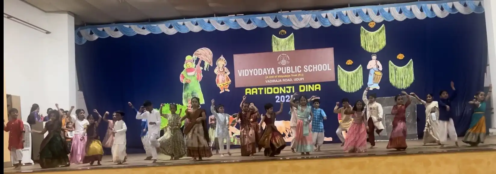 Vidyodaya Public School Udupi Celebrating Aatidonji Dina