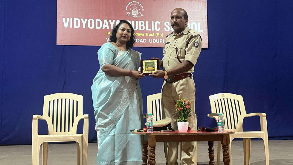 Fire Extinguisher Demo at Vidyodaya Public School Udupi