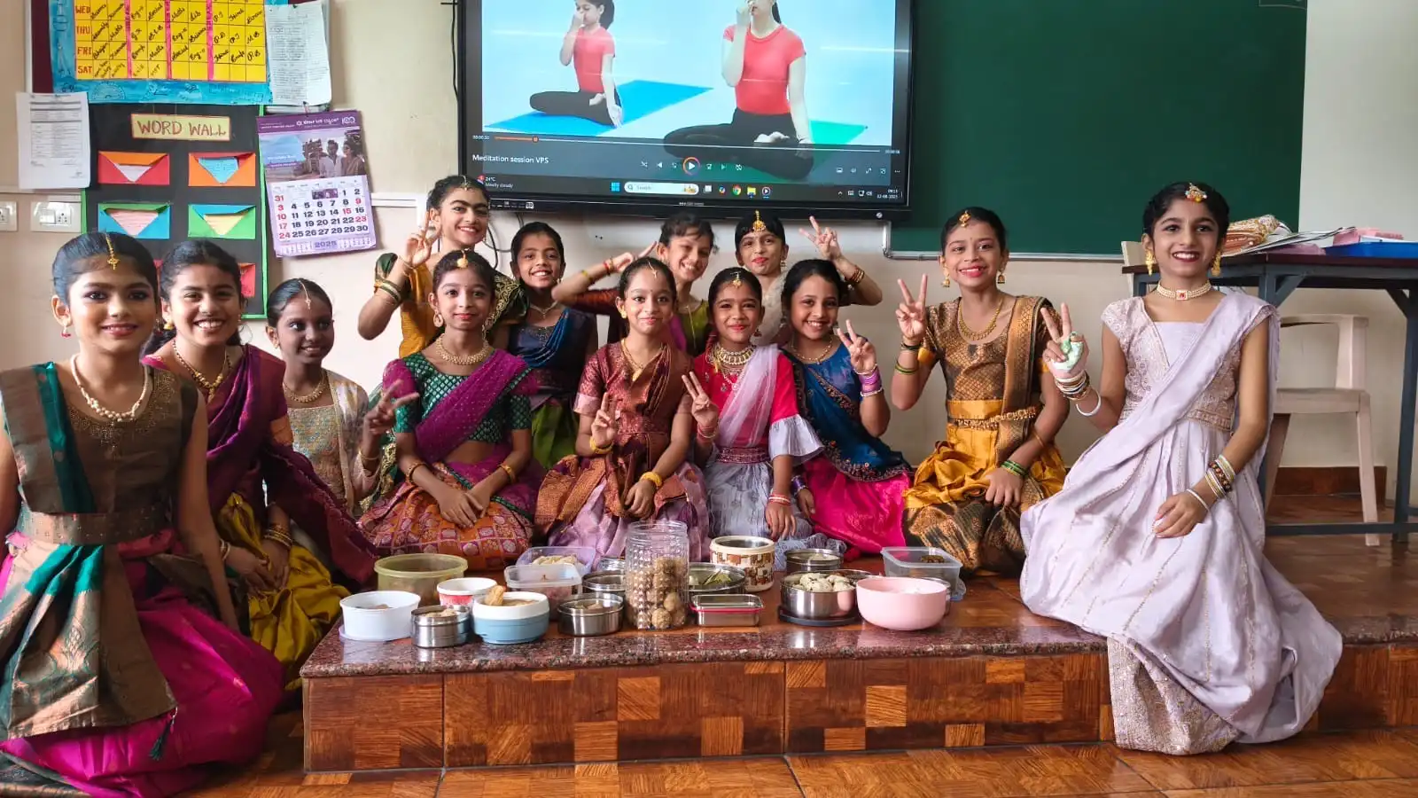 Vidyodaya Public School Udupi Celebrating Aatidonji Dina