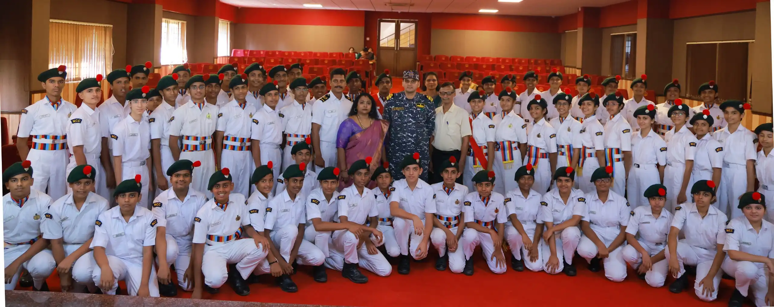 NCC Valedictory Function 2024–26 Conducted at 77JD Vidyodaya School Sub Unit
