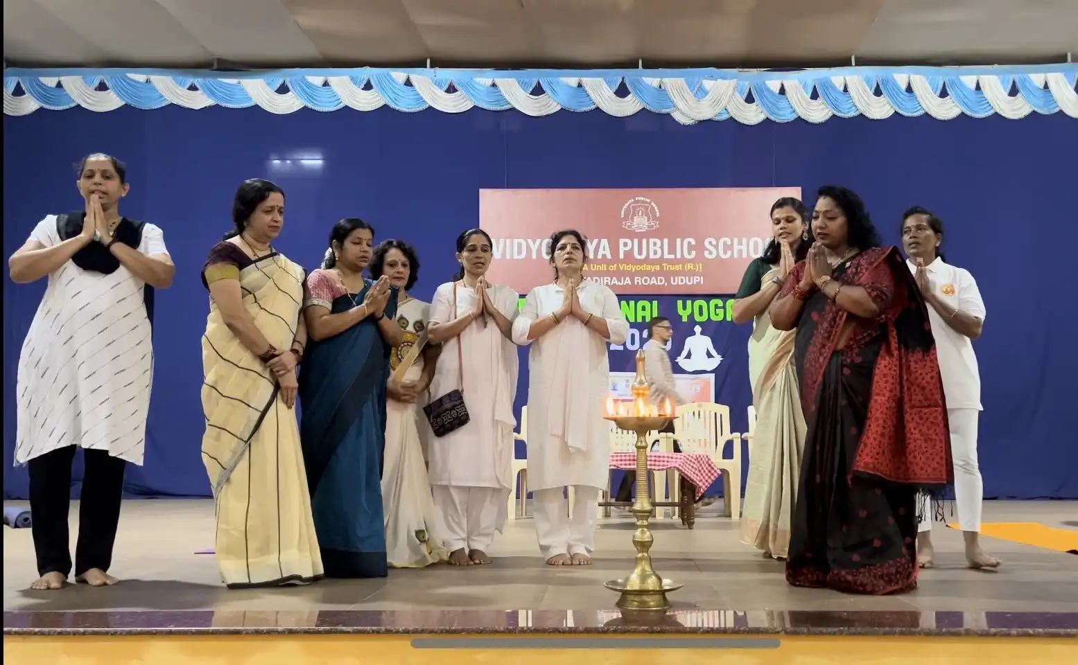 International Yoga Day at Vidyodaya Public School Udupi