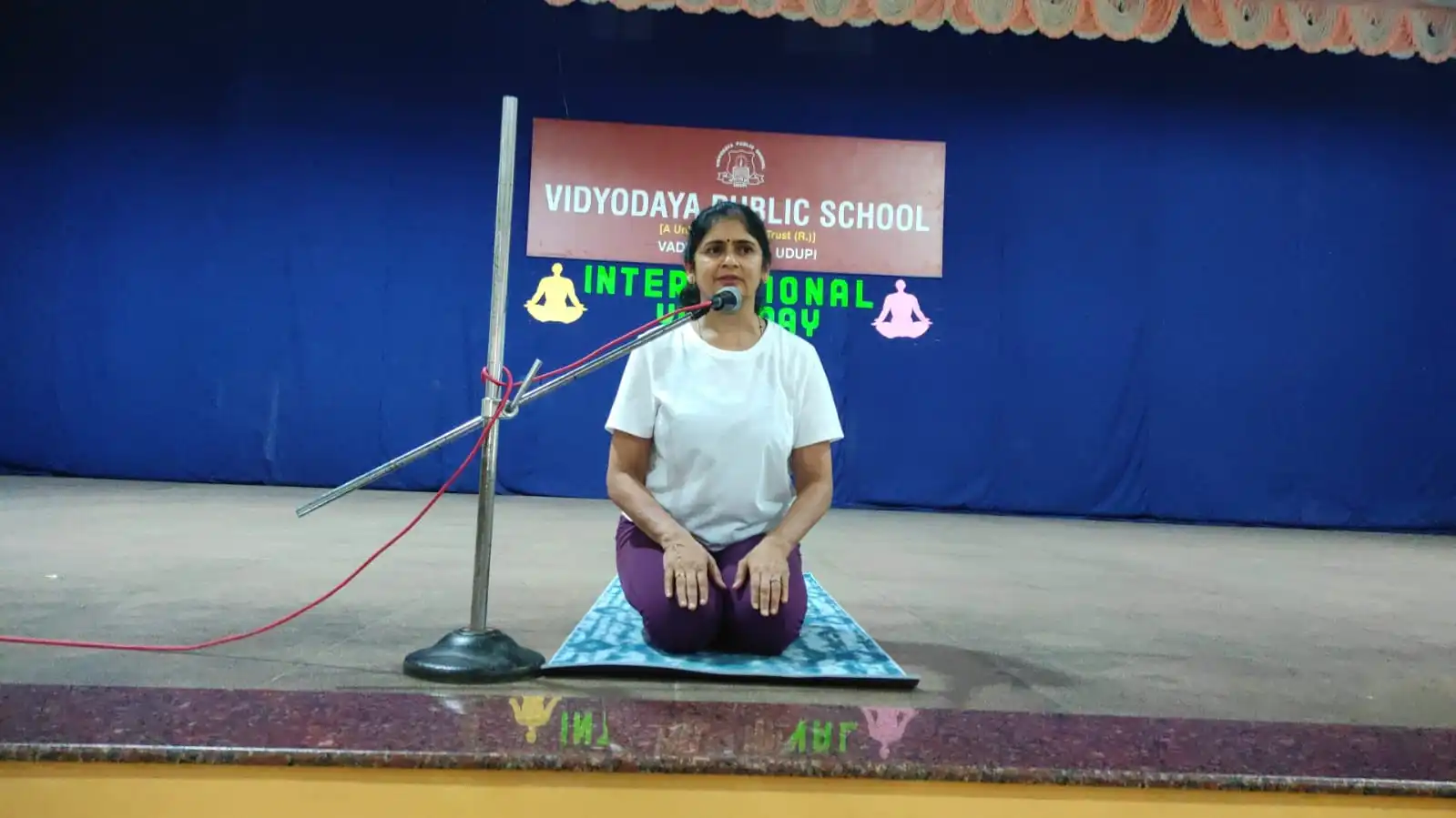International Yoga Day celebration at Vidyodaya Public School