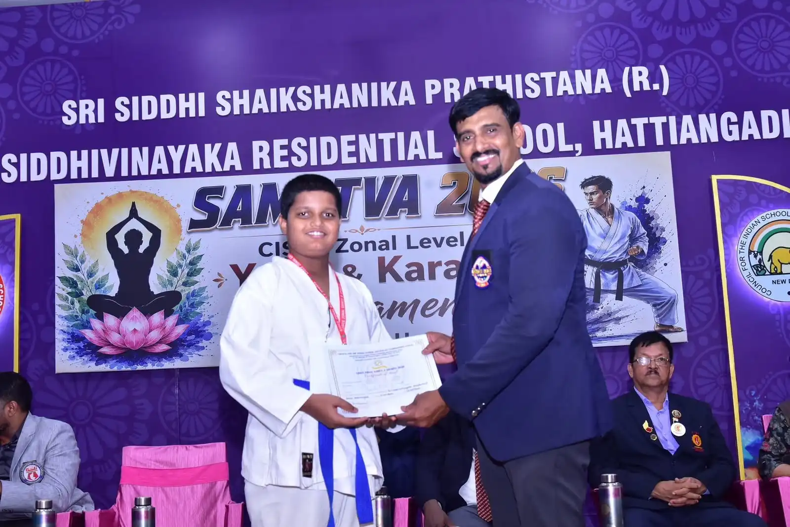 Vidyodaya Public School karate champions