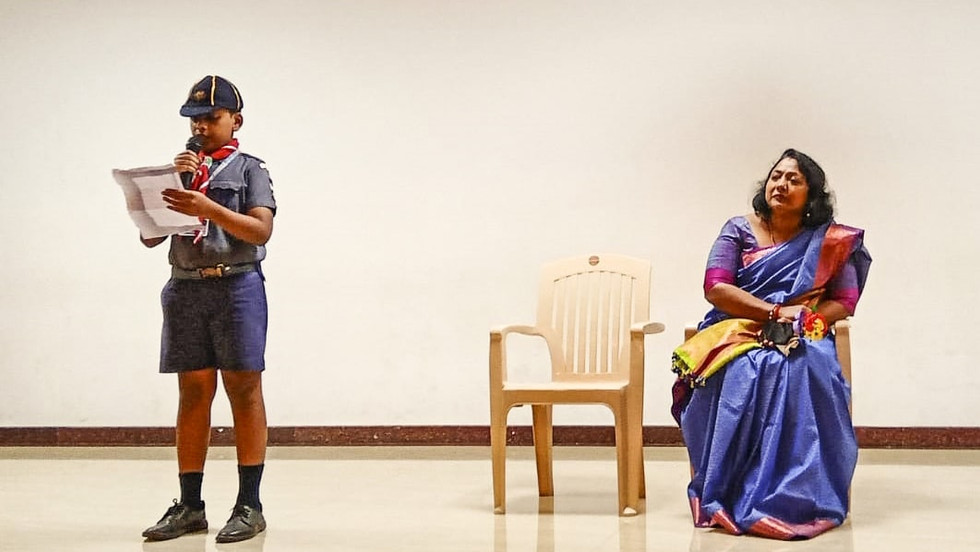 Vidyodaya Public School Bharath Scouts and Guides Rajya Puraskar