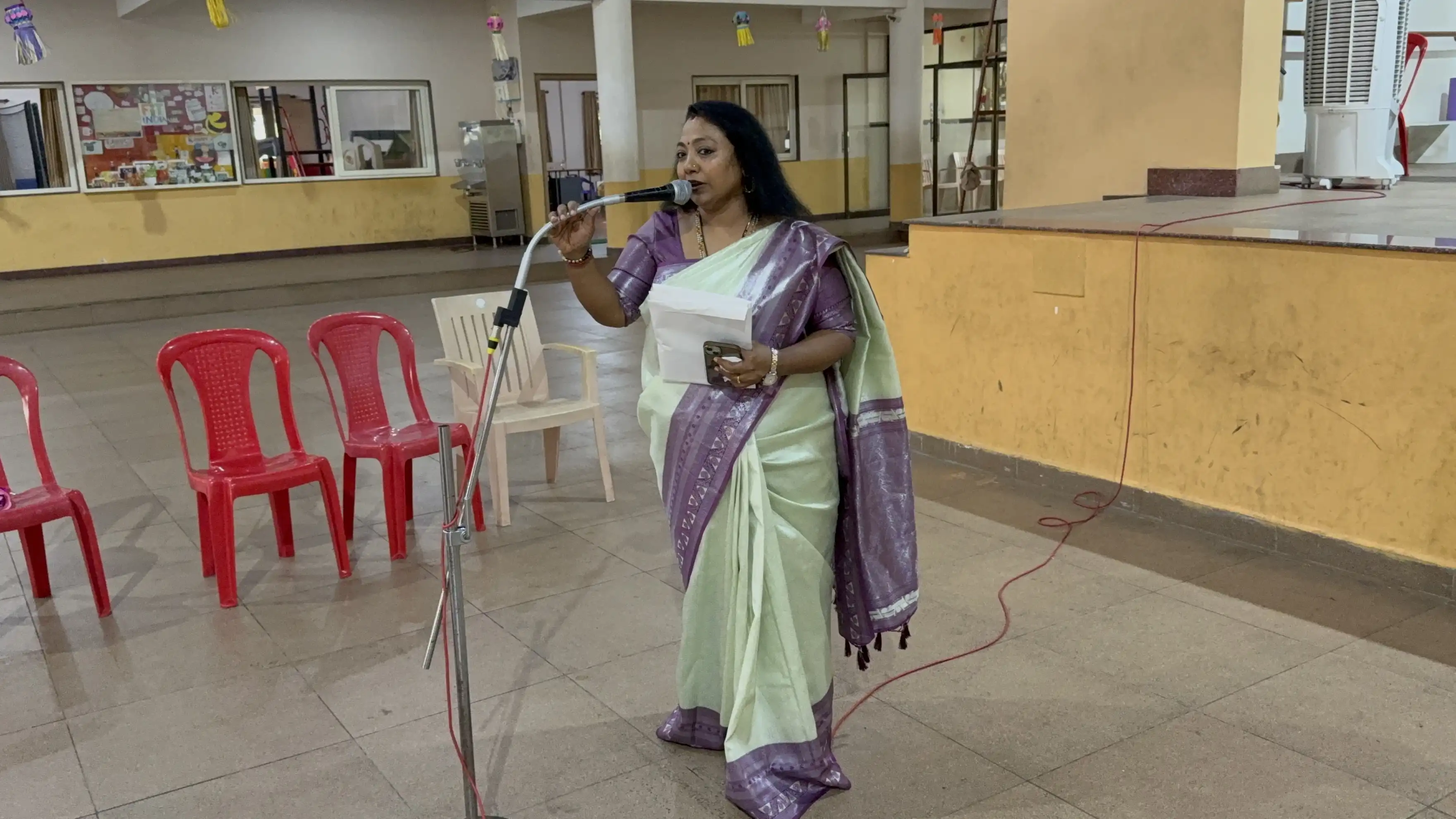 Vidyodaya Public School Election Activity Using Electronic Voting Machine