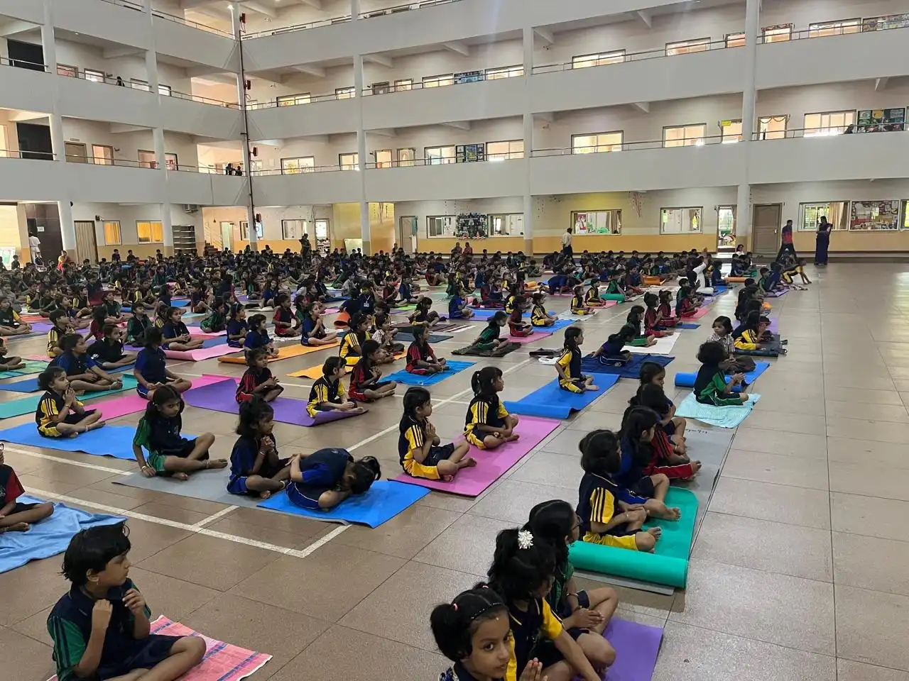 Vidyodaya Public School Udupi International Yoga Day
