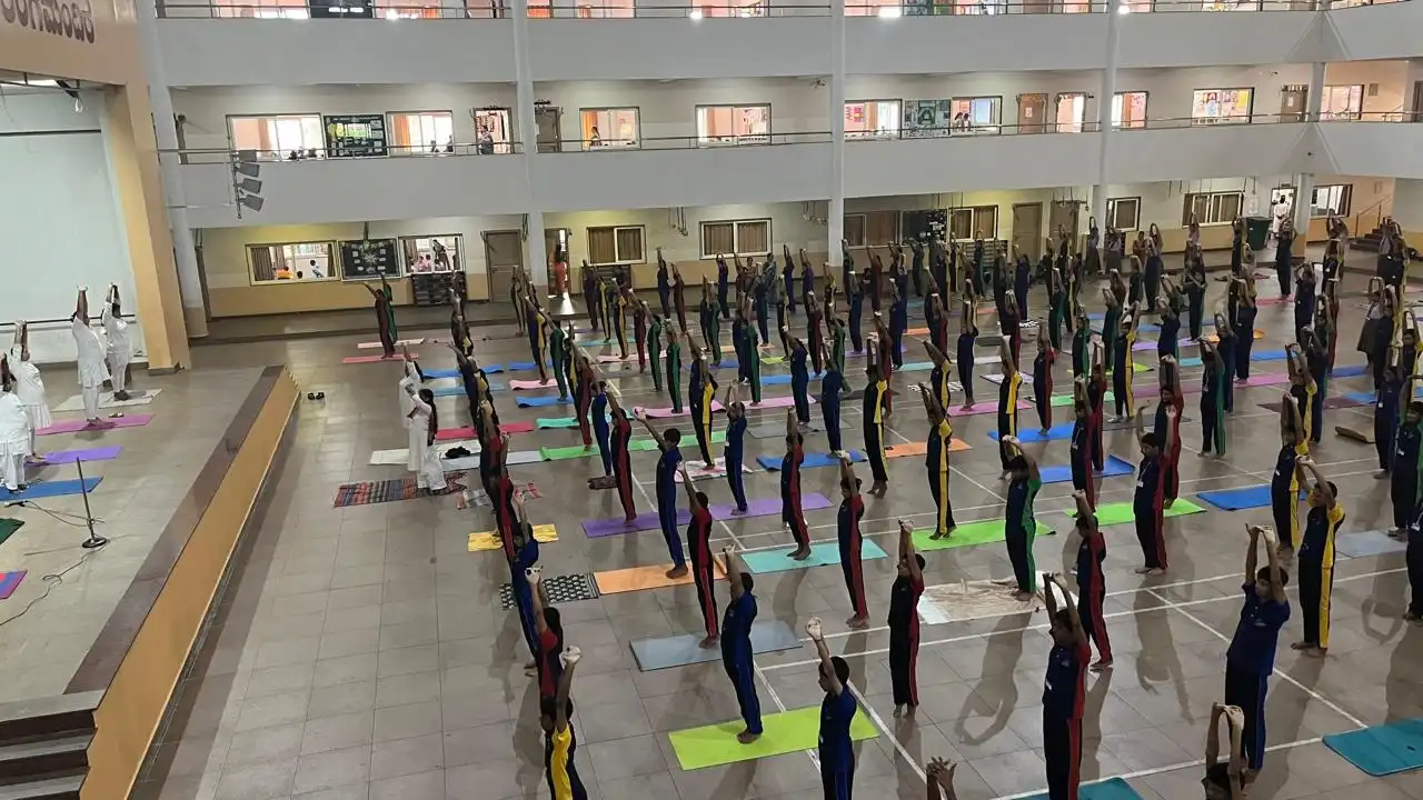 Vidyodaya Public School Udupi International Yoga Day