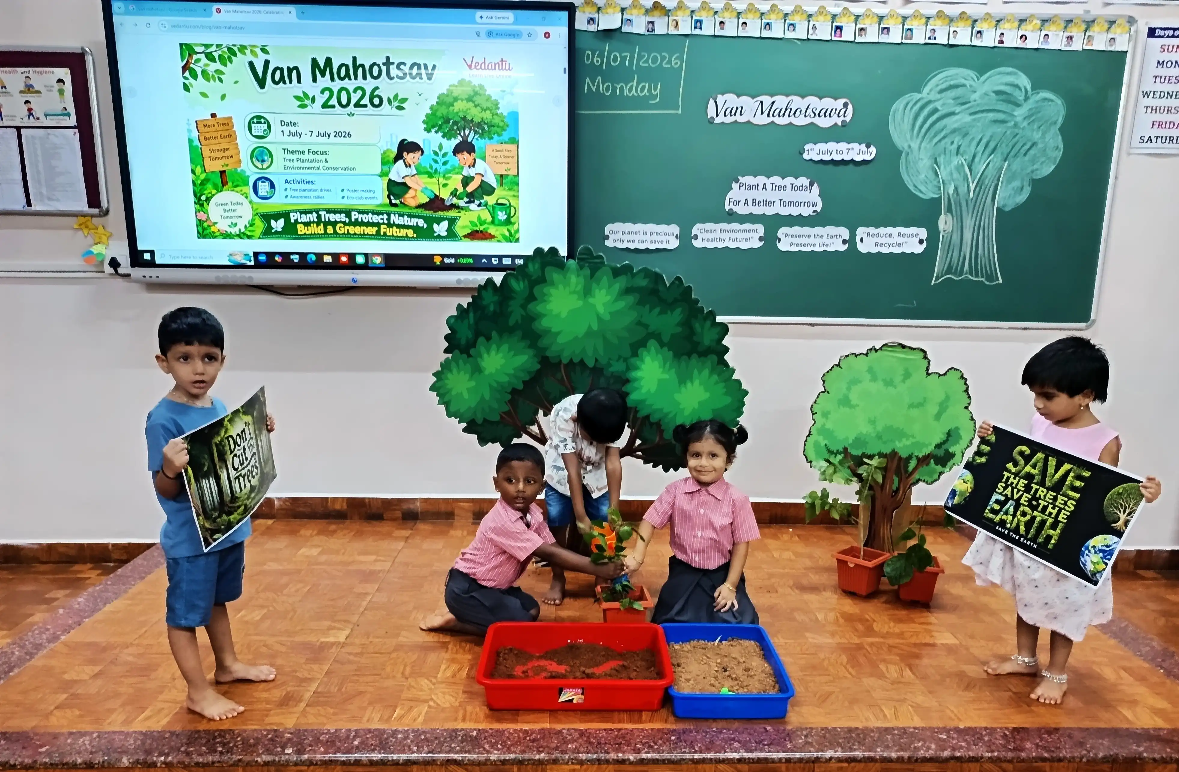 Vanamahotsava Celebration at Vidyodaya Public School