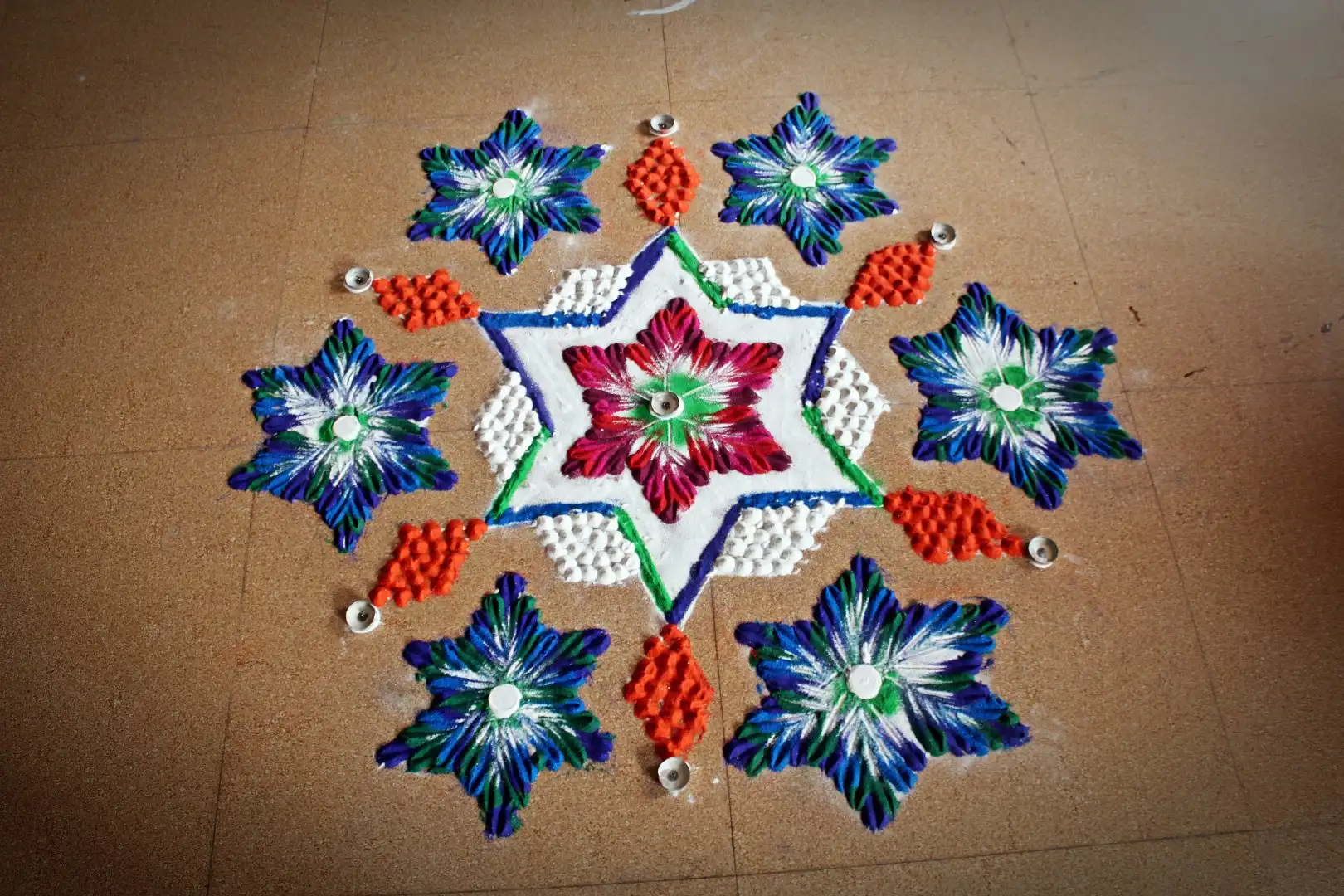 Rangoli Competition held at Vidyodaya P U College, Udupi