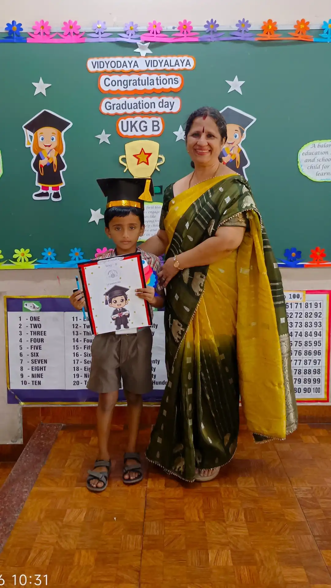 UKG Graduation Day 2026 and Merit Certificate Distribution at Vidyodaya Public School