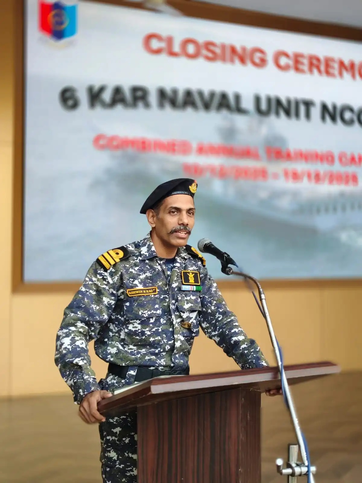 NCC cadets of Vidyodaya Public School at CATC Manipal