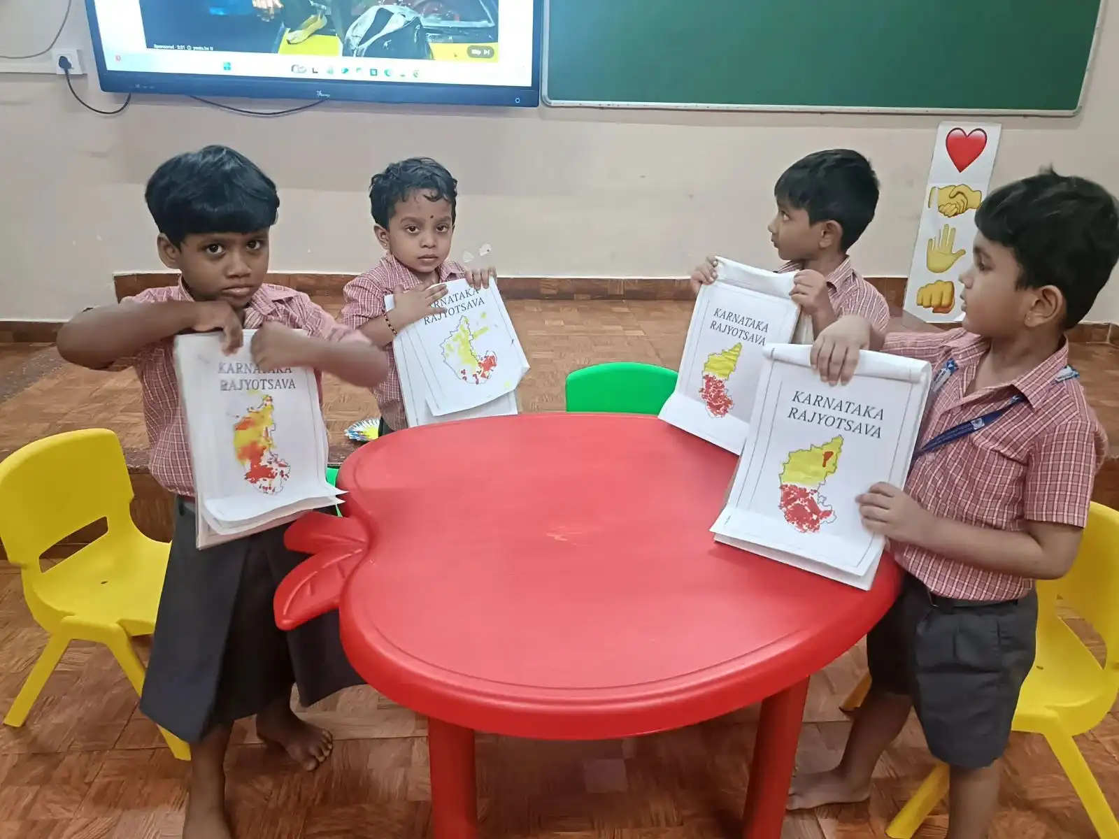 Karnataka Rajyotsava Celebration at Vidyodaya Public School Udupi