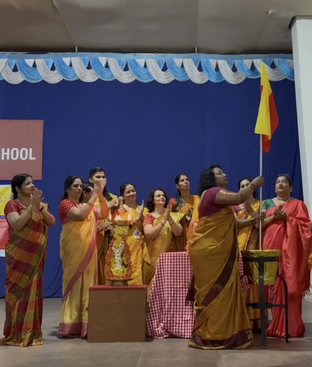 Karnataka rajyotsava celebrations at Vidyodaya Public Shcool, Udupi
