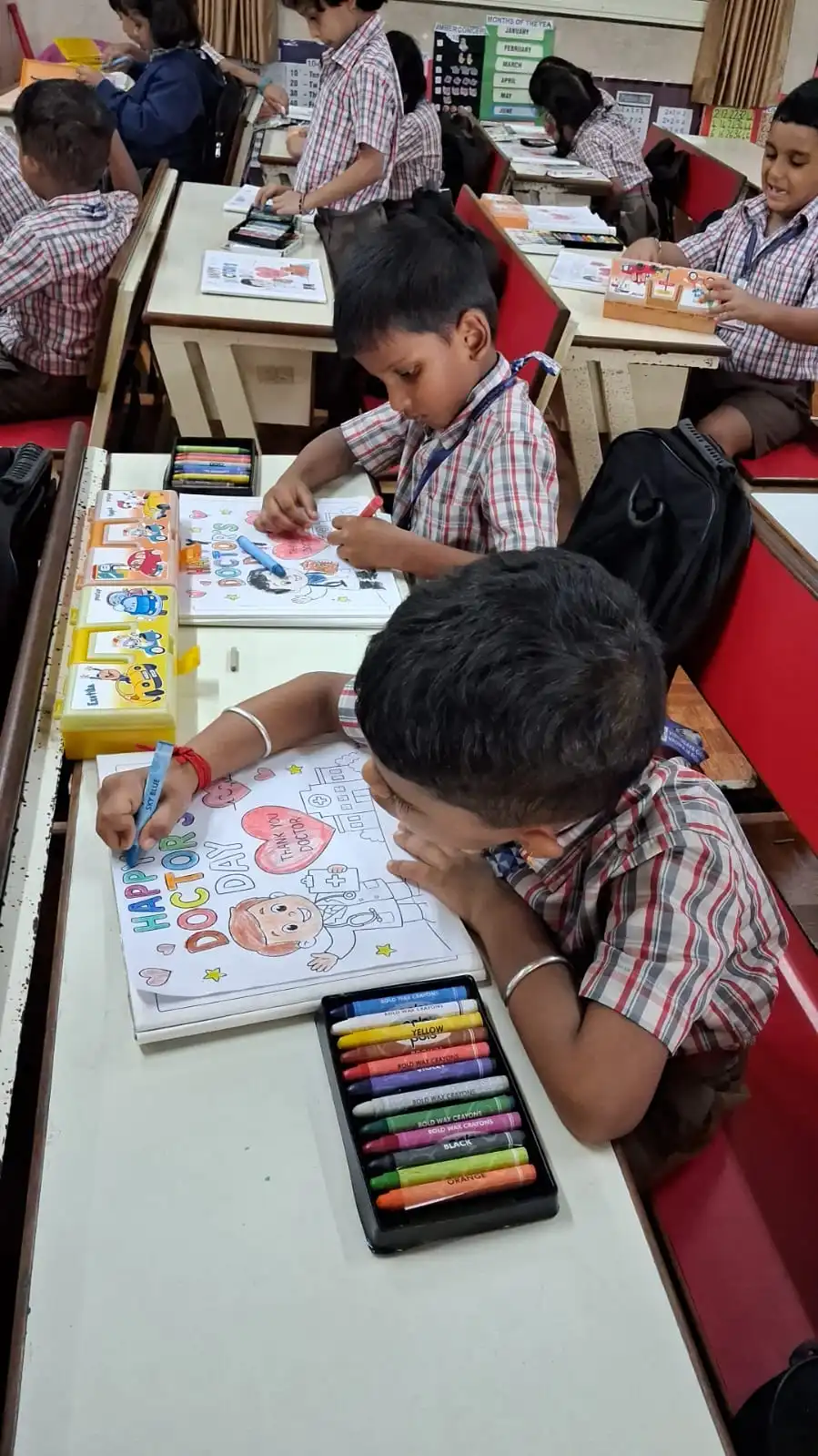 Doctor's Day Activity at Vidyodaya Public School