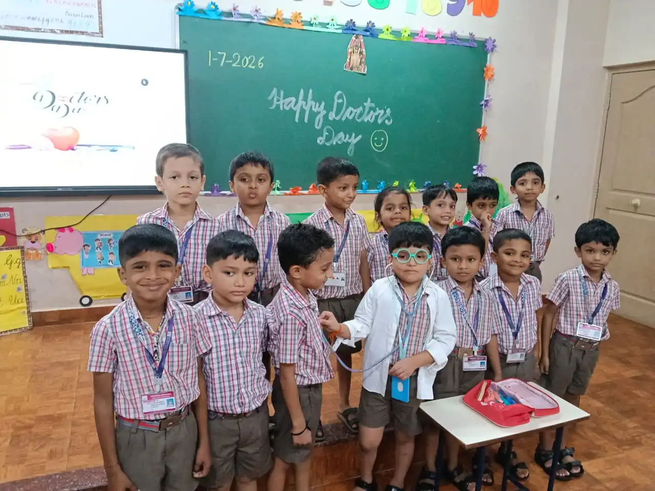 Doctor's Day Activity at Vidyodaya Public School