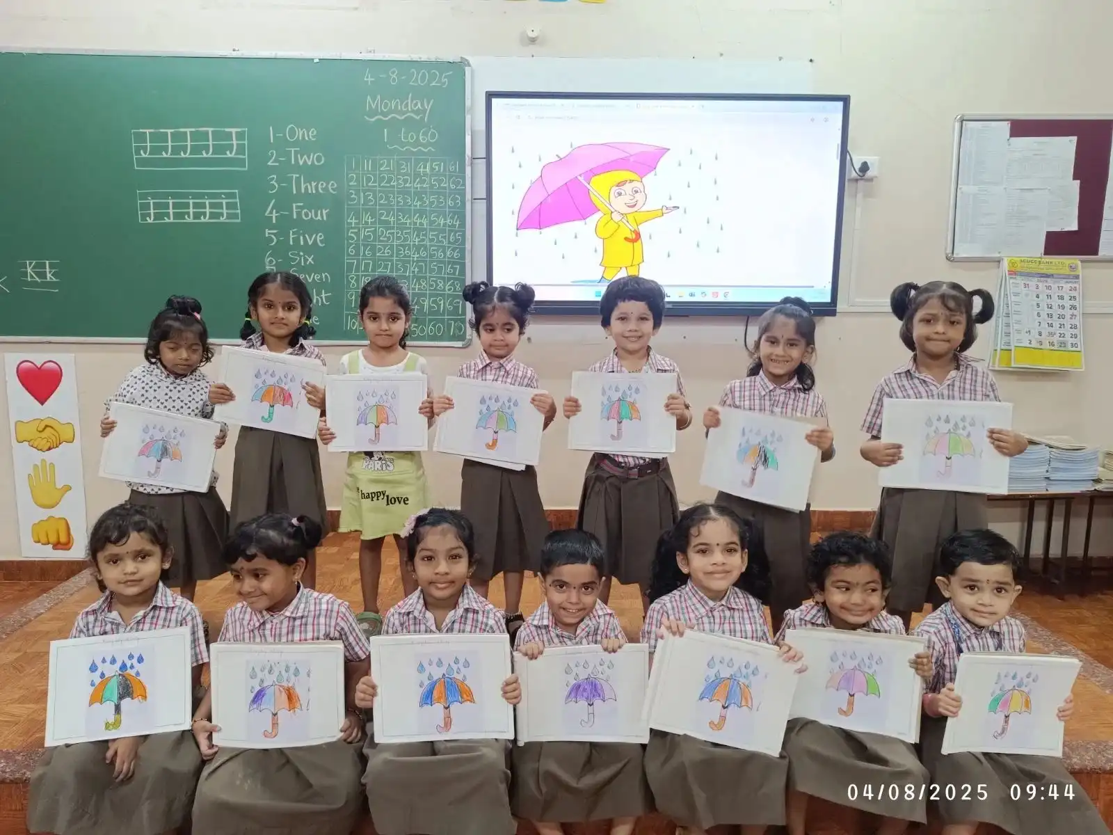 Rainy Day Celebration at Vidyodaya Public School Udupi