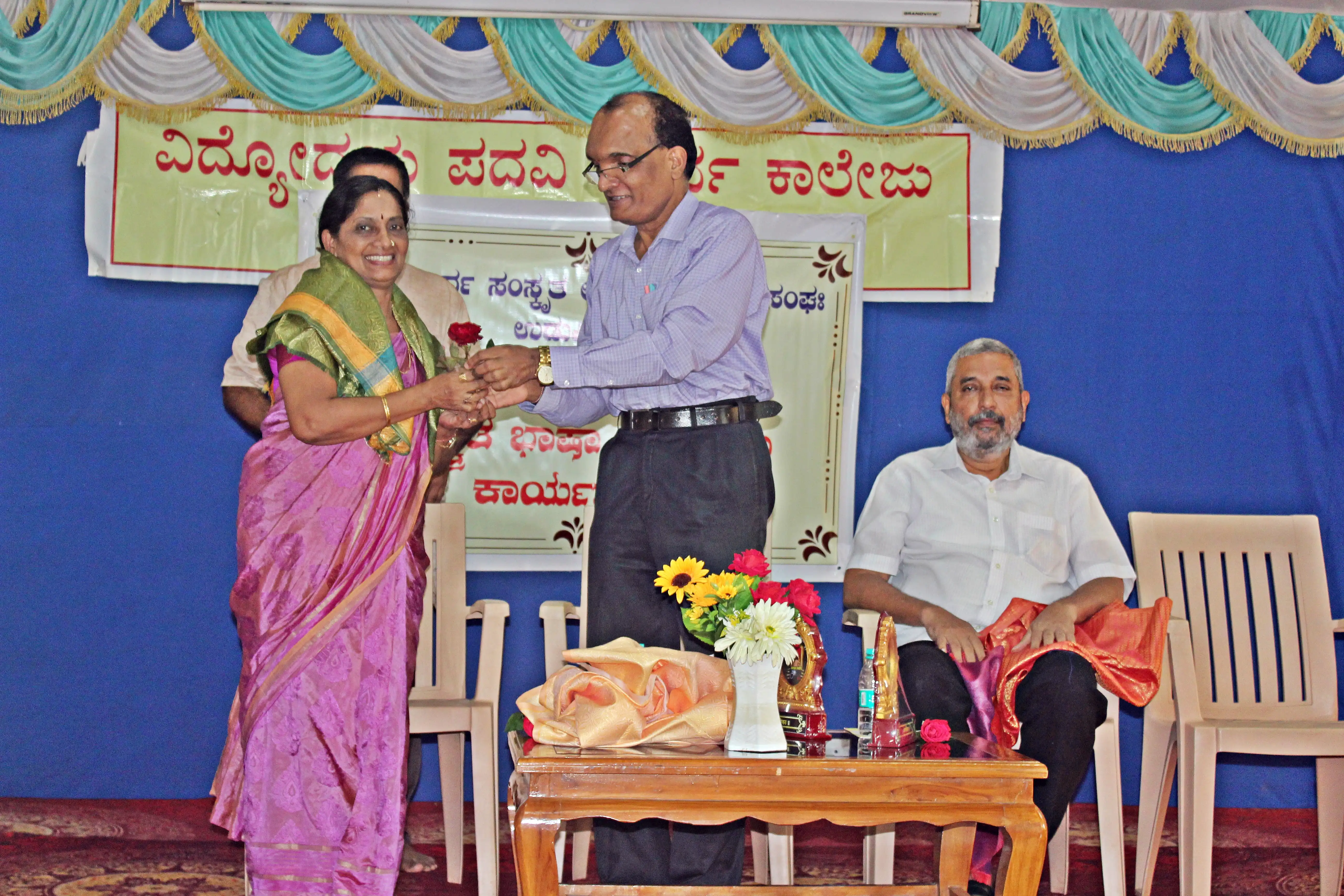 Workshop for Sanskrit Lecturers of Udupi District at Vidyodaya P U College Udupi