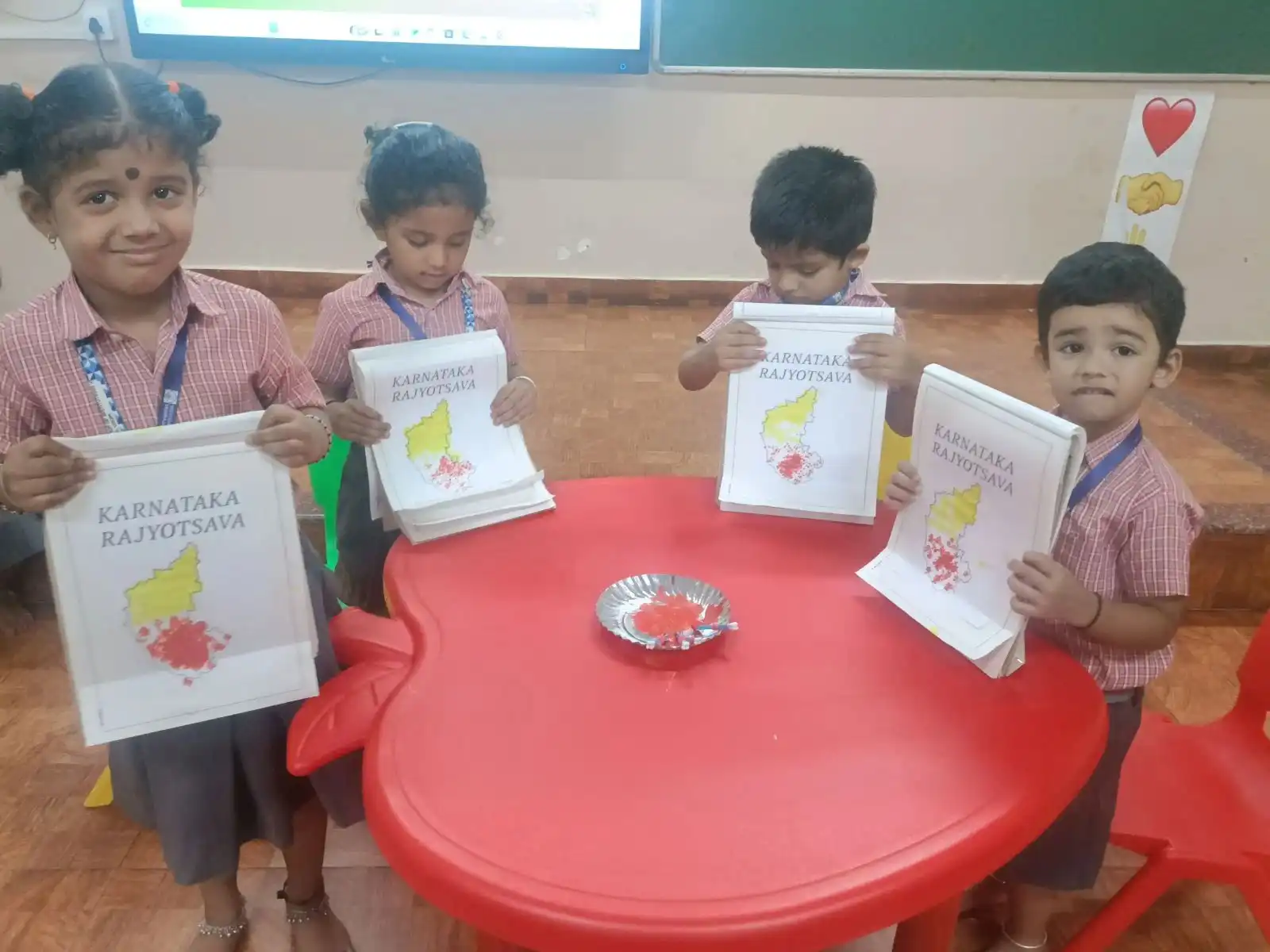 Karnataka Rajyotsava Celebration at Vidyodaya Public School Udupi