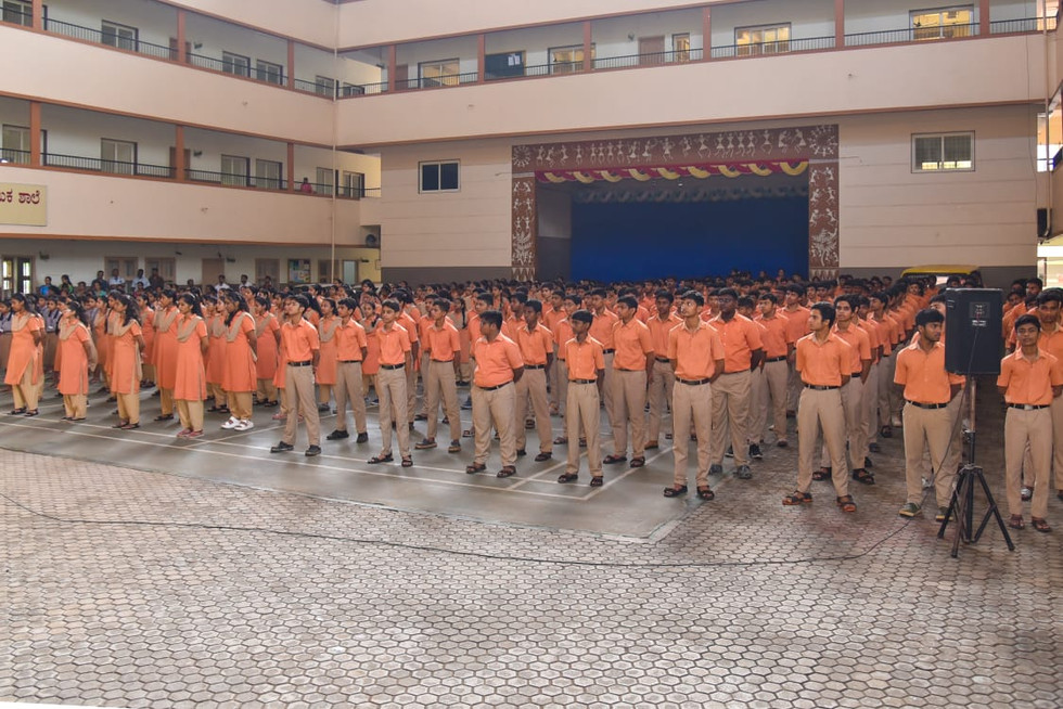 Vidyodaya P U College Udupi Independence Day Celebration