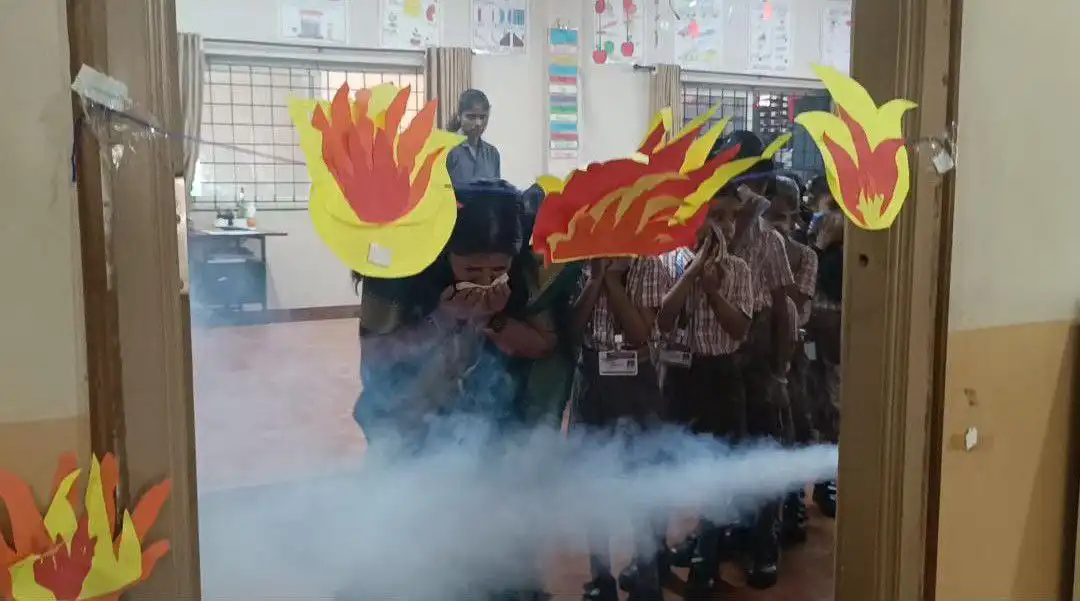 Vidyodaya Public School, Udupi Fire Safety Awareness