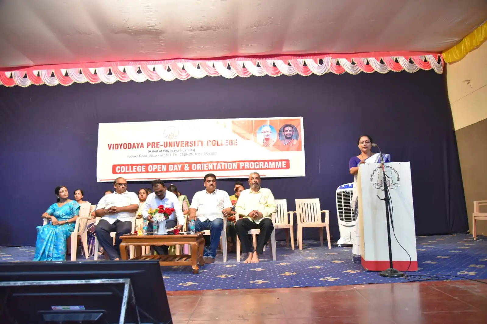 Vidyodaya P U College Udupi Orientation Programme for PUC Students