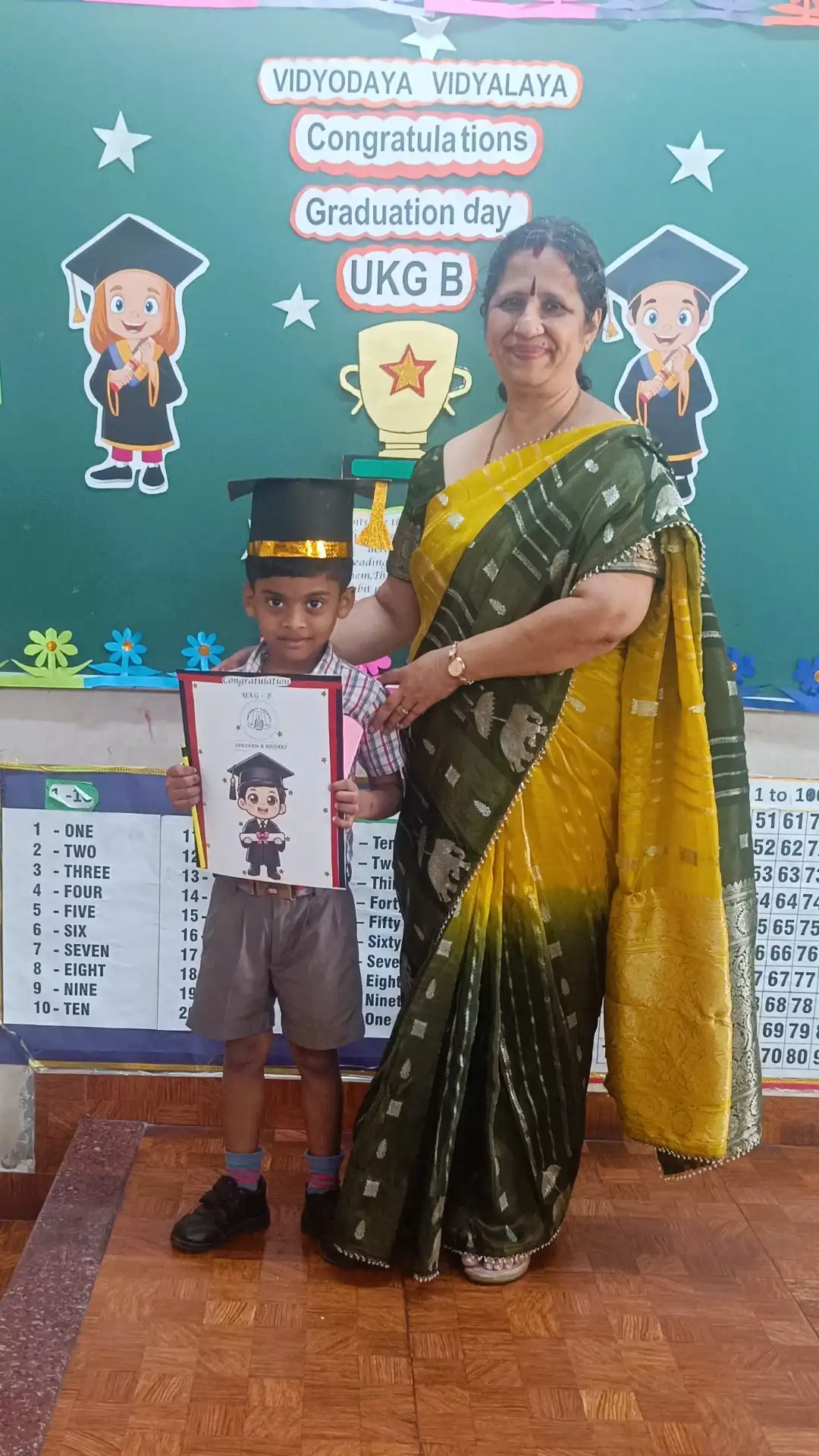 UKG Graduation Day 2026 and Merit Certificate Distribution at Vidyodaya Public School