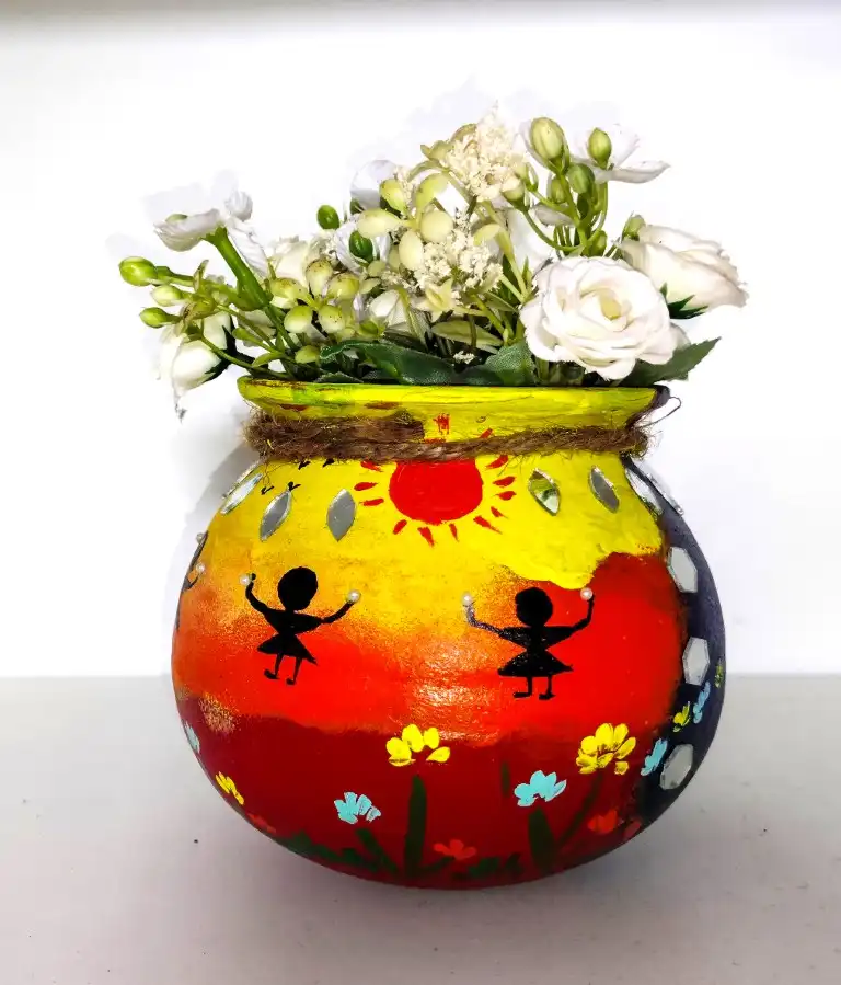 Pot Painting Competition 2025 Vidyodaya PU College Udupi