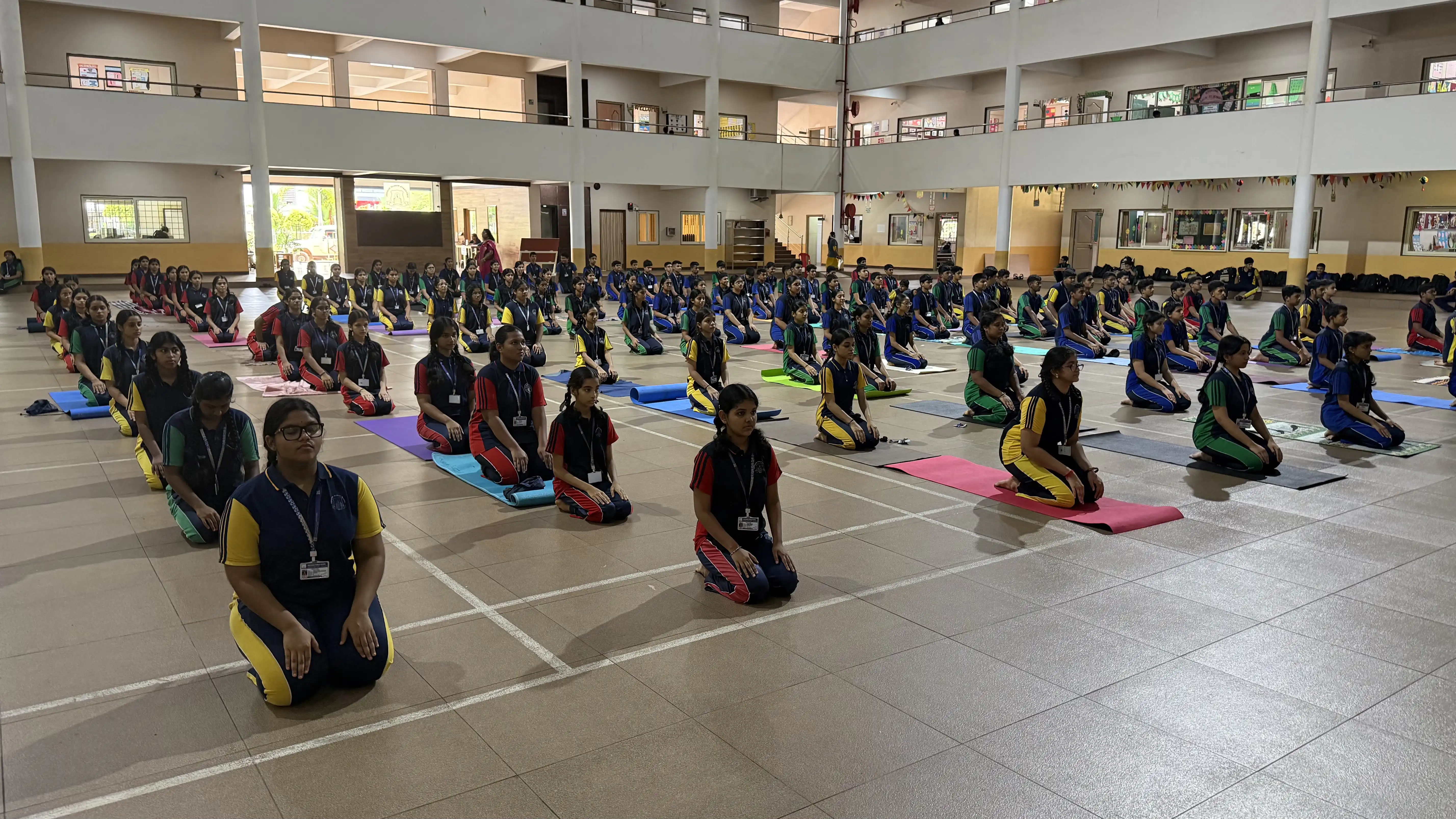 International Yoga Day celebration at Vidyodaya Public School