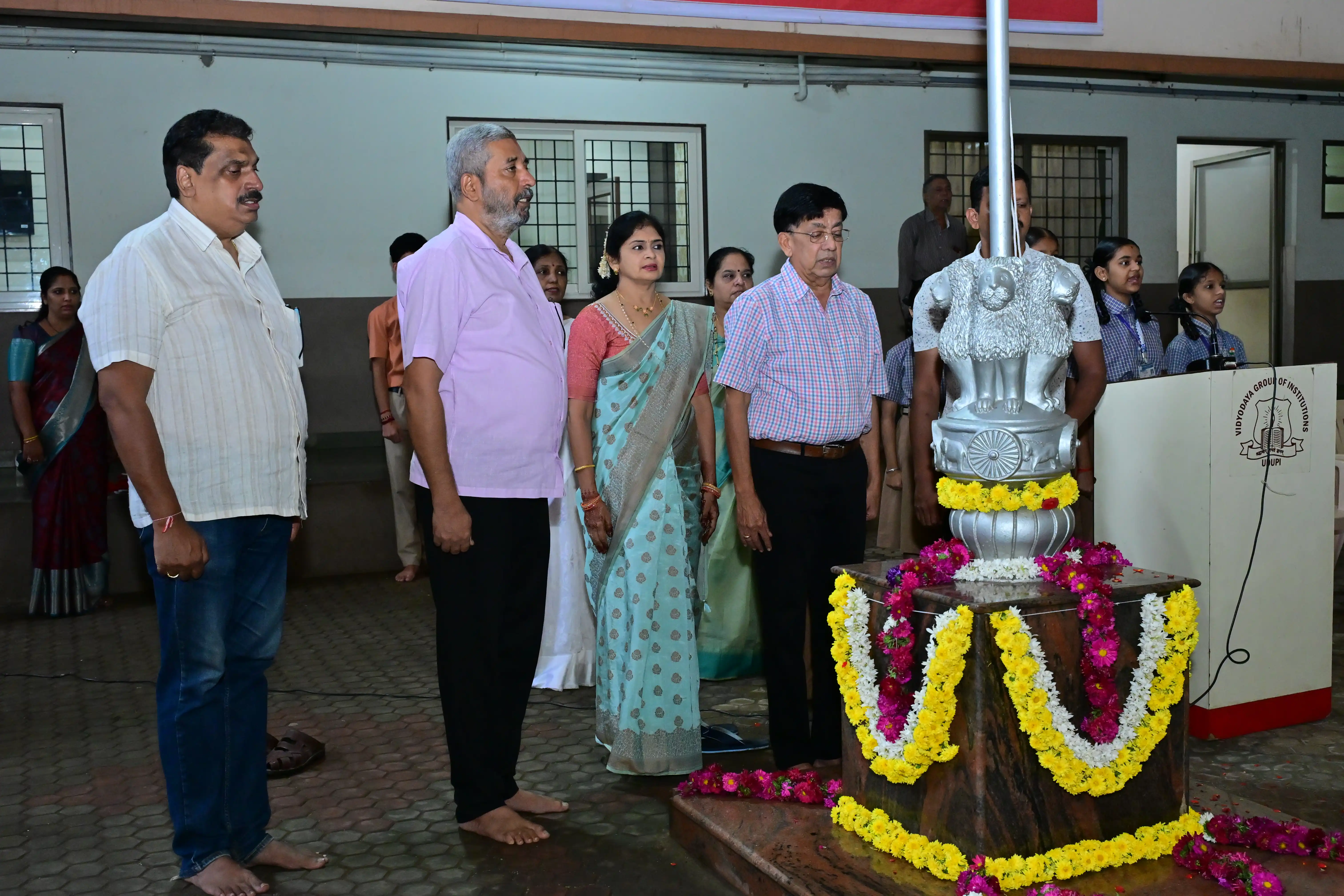 Independence Day Celebrations at Vidyodaya P U College, Udupi