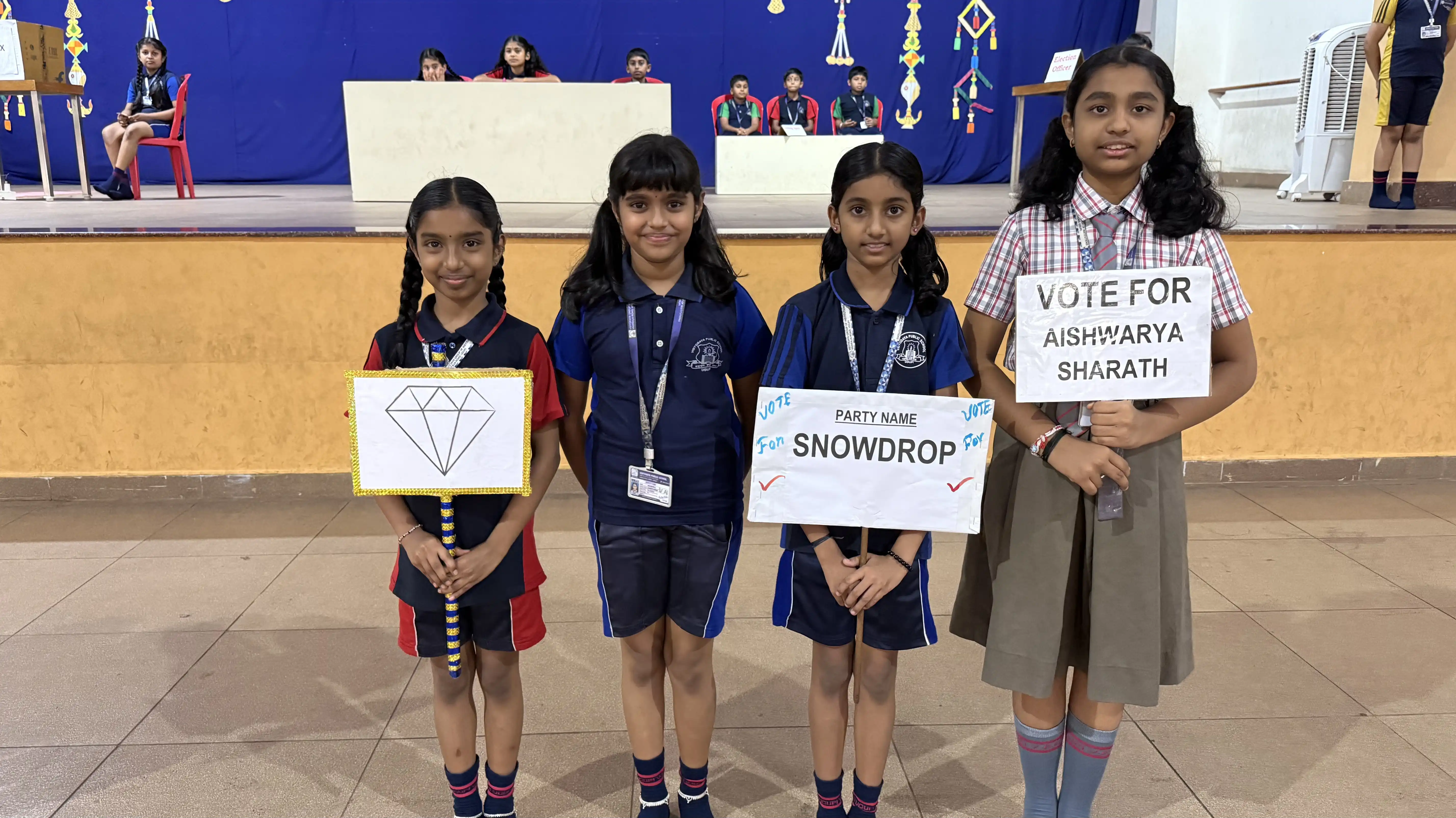 Vidyodaya Public School Election Activity Using Electronic Voting Machine