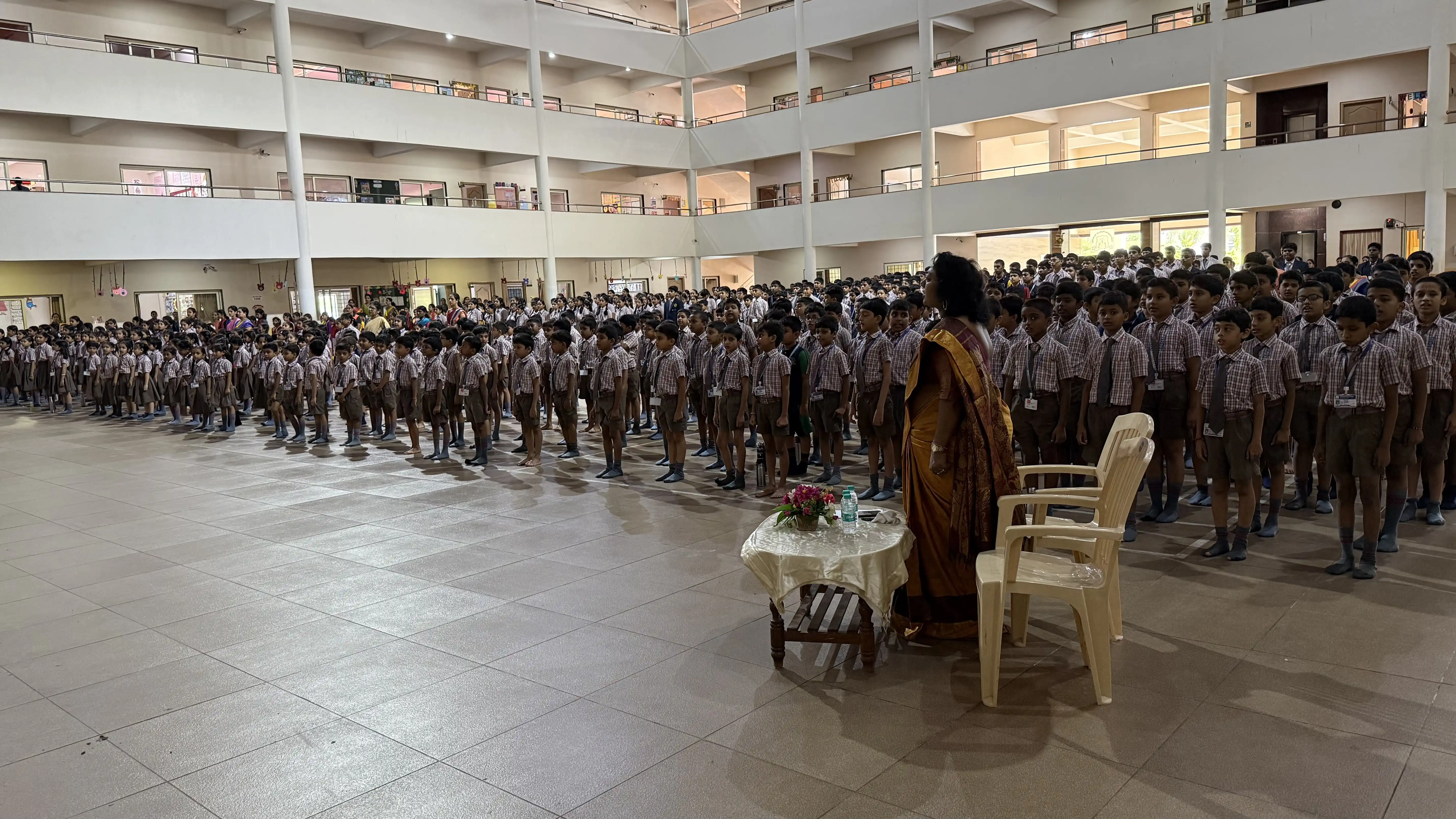 Karnataka rajyotsava celebrations at Vidyodaya Public Shcool, Udupi