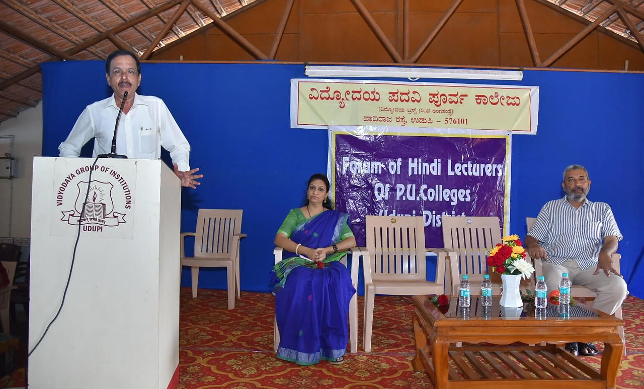 Hindi Workshop Vidyodaya PU College, Udupi