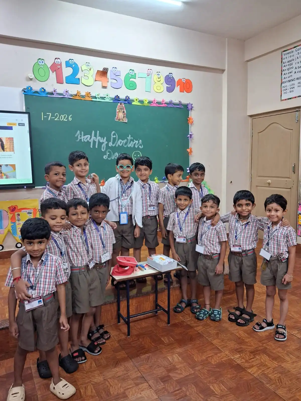 Doctor's Day Activity at Vidyodaya Public School