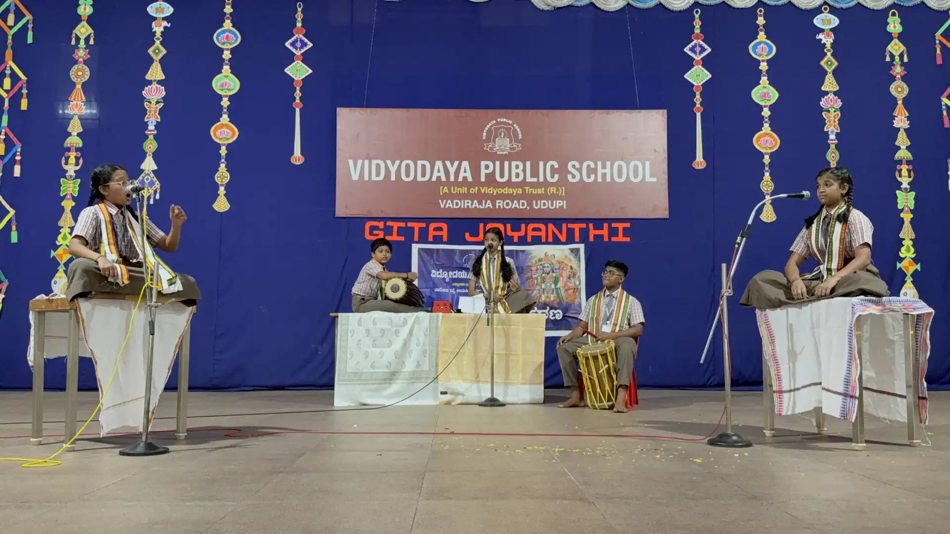 Gita Jayanthi Celebration at Vidyodaya Public School