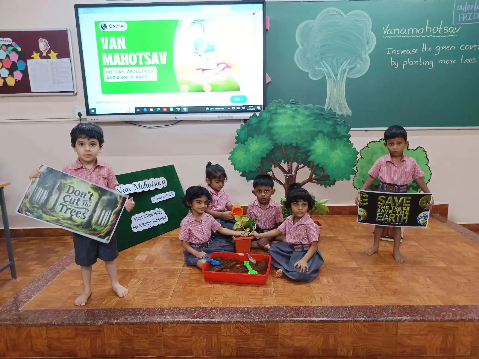 Vidyodaya Public School Udupi Vanamahotsava Celebration