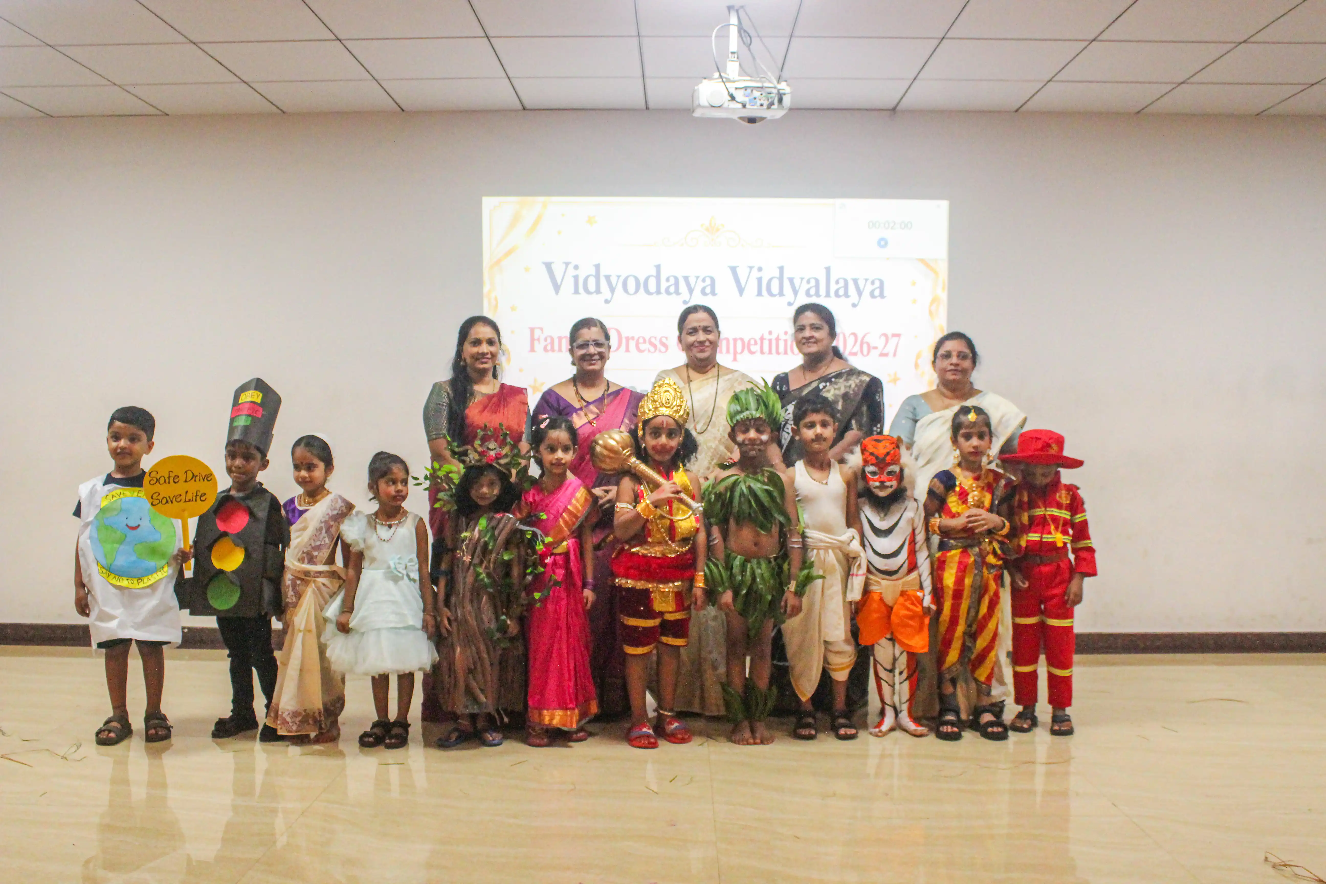 Vidyodaya Public School conducts Fancy Dress Competition for Prep II students