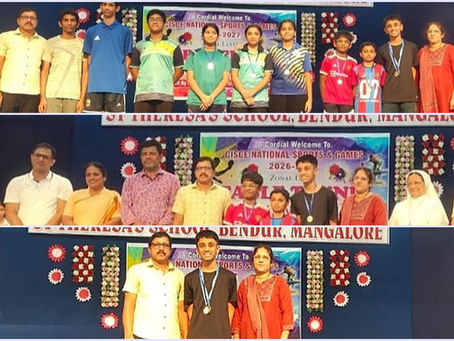 Vidyodaya Public School Excels at CISCE Zonal Level Table Tennis Tournament 2026