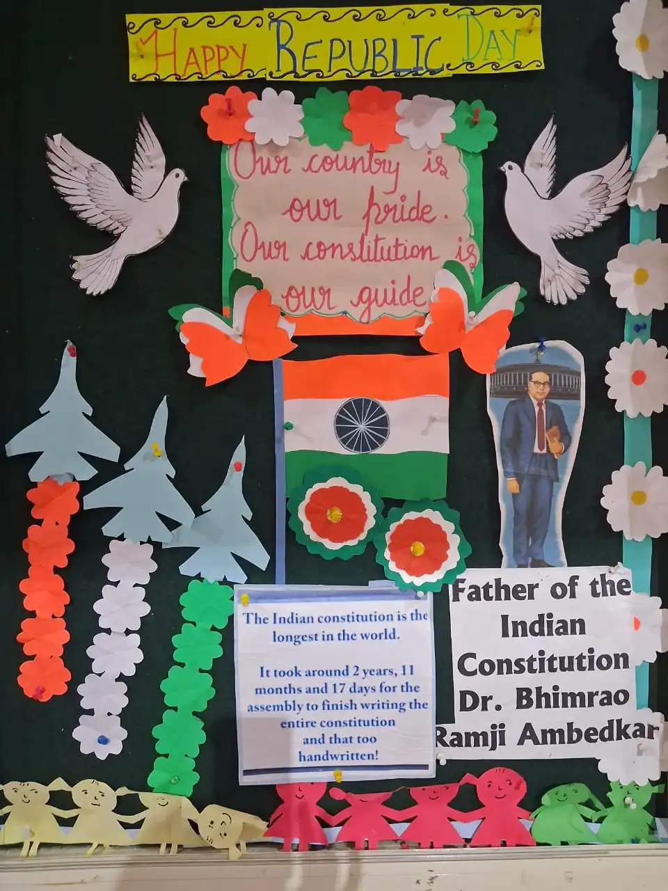 Republic Day activity for pre-primary students