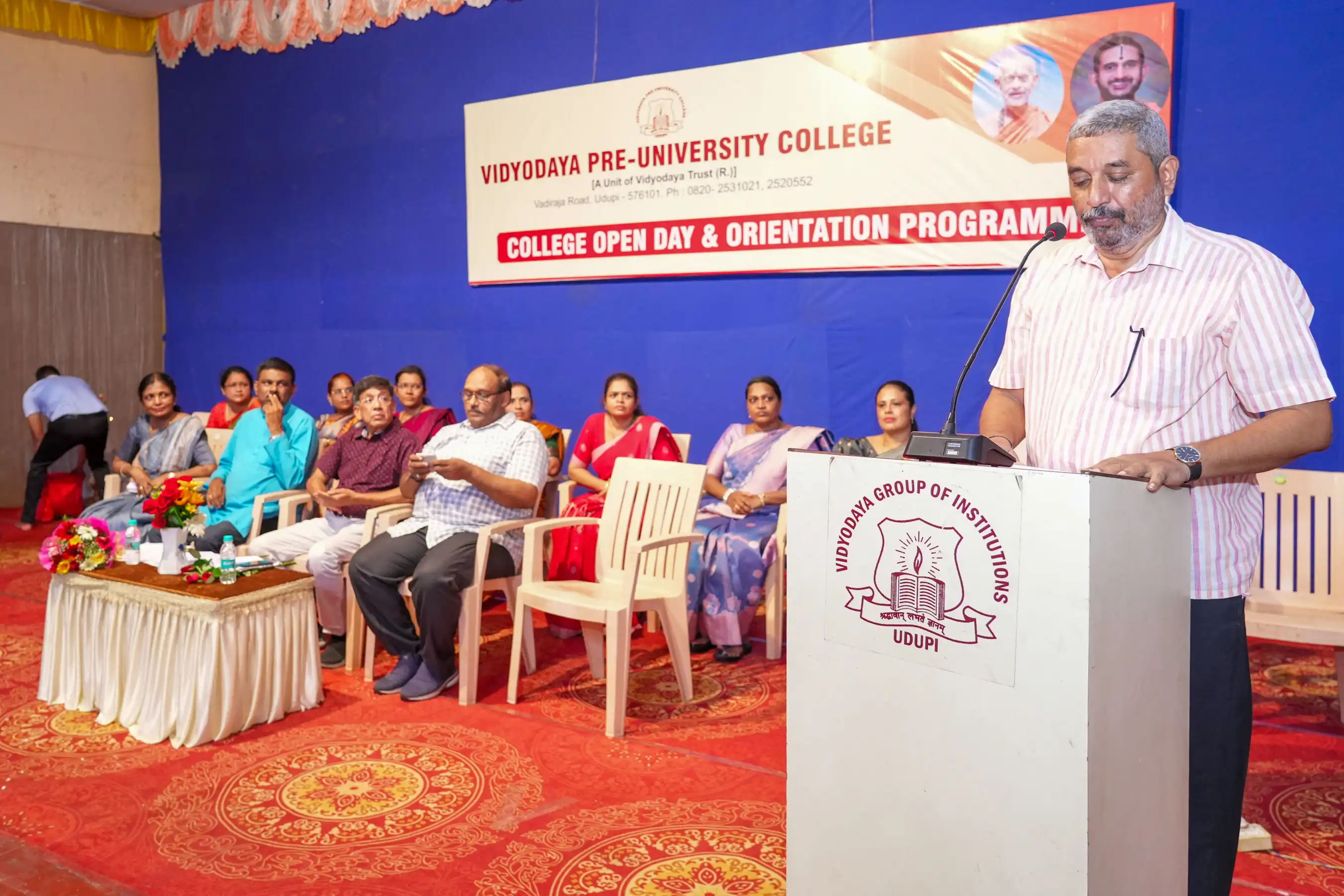 Vidyodaya PU College Udupi Orientation Programme