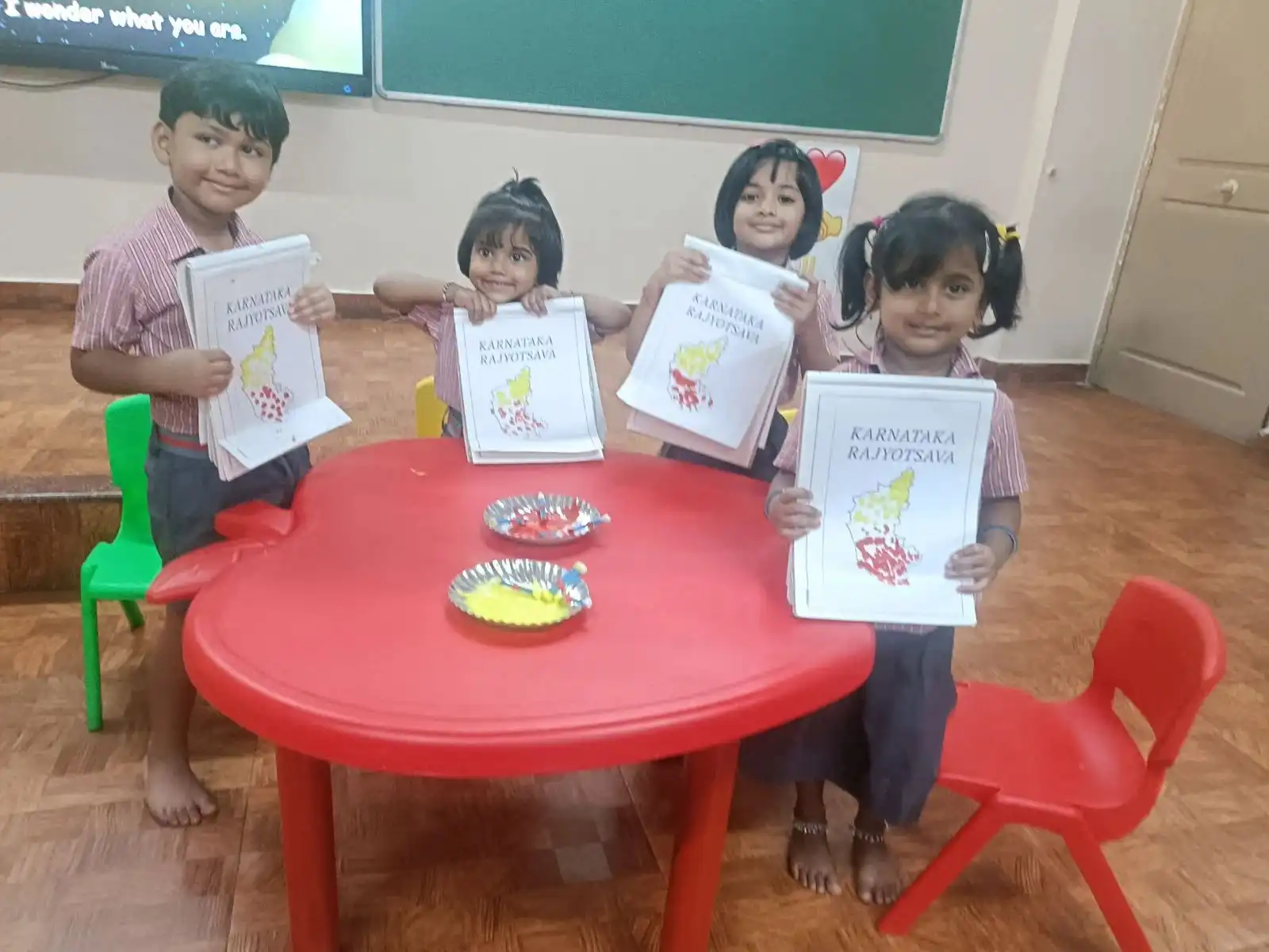 Karnataka Rajyotsava Celebration at Vidyodaya Public School Udupi