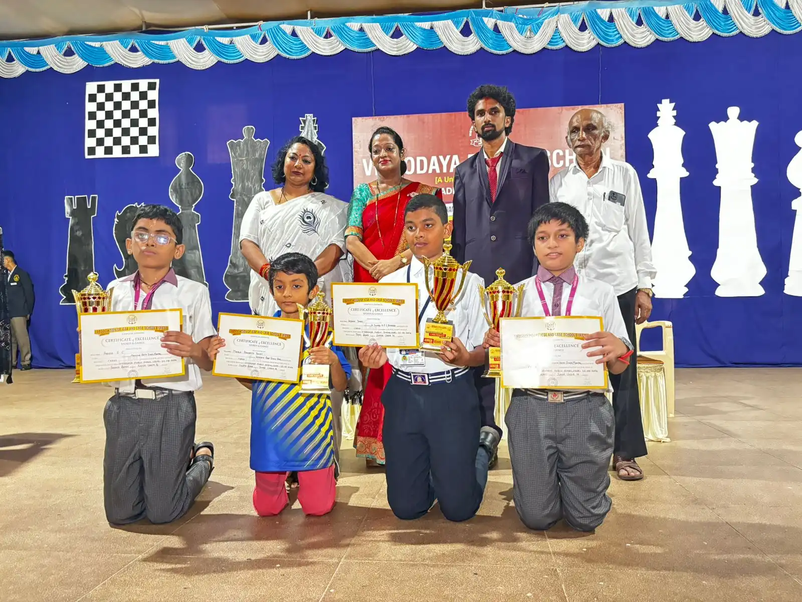 AICS Checkmate Chess Competition at Vidyodaya Public School Udupi