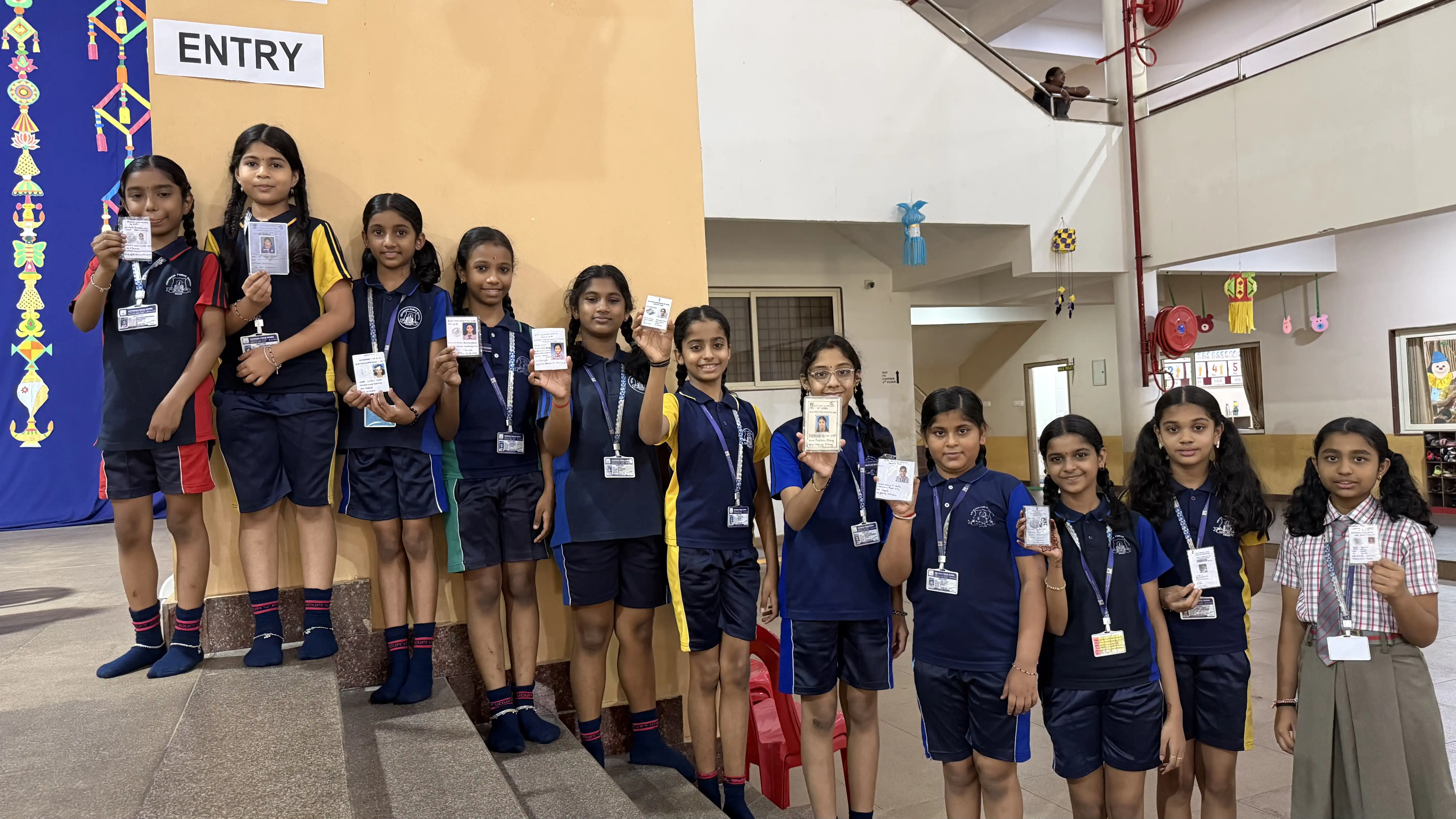 Vidyodaya Public School Election Activity Using Electronic Voting Machine