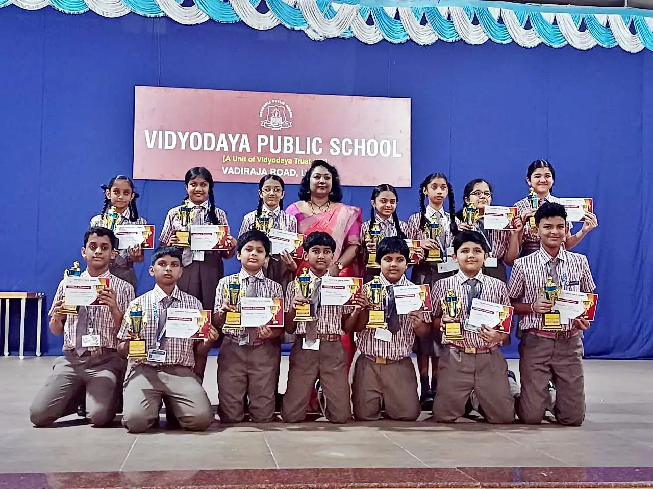 Prize Distribution Ceremony 2025 Vidyodaya Public School Udupi