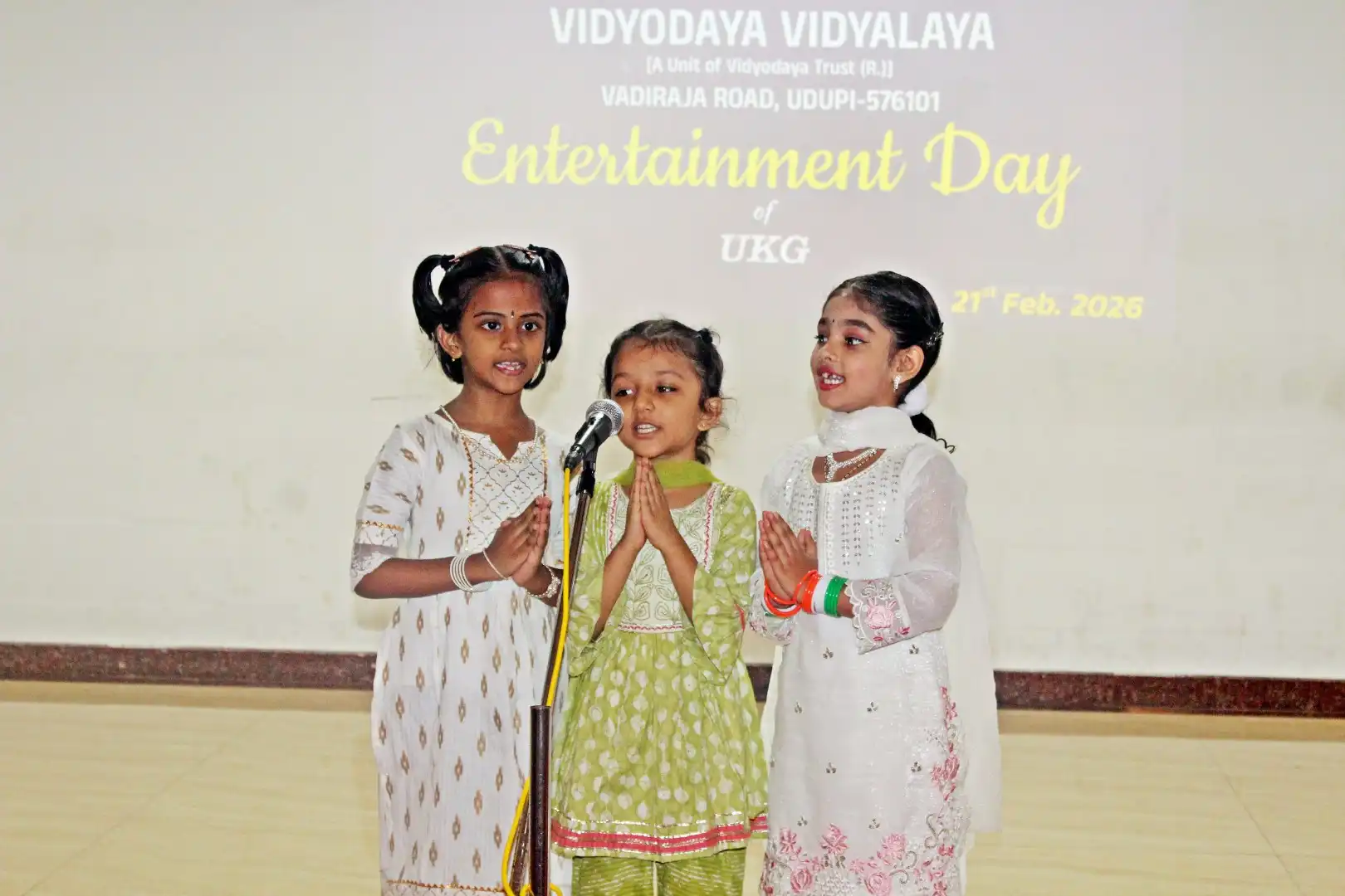 Entertainment Day UKG Section 2026 Celebration at Vidyodaya Public School