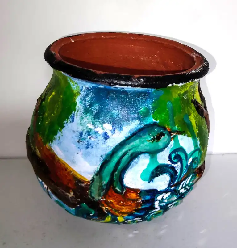 Pot Painting Competition 2025 Vidyodaya PU College Udupi